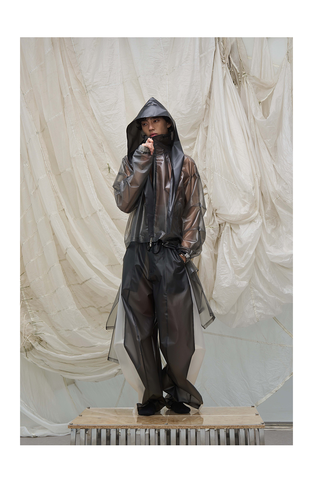 Machete Silhouette Rain Pants