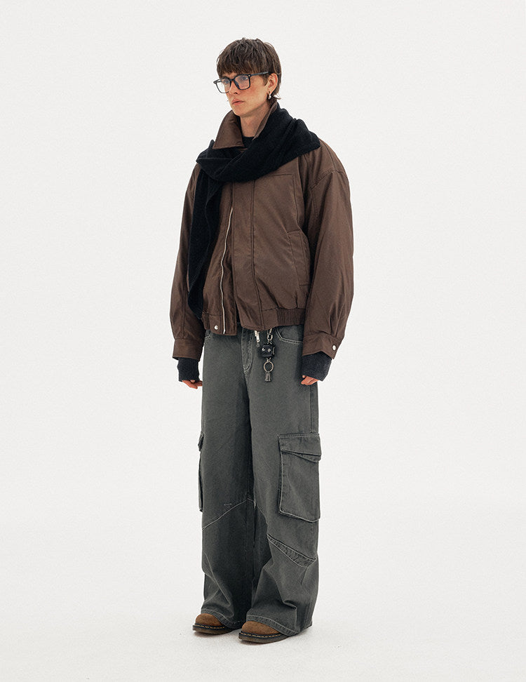 Deconstructed White Duck Down Jacket