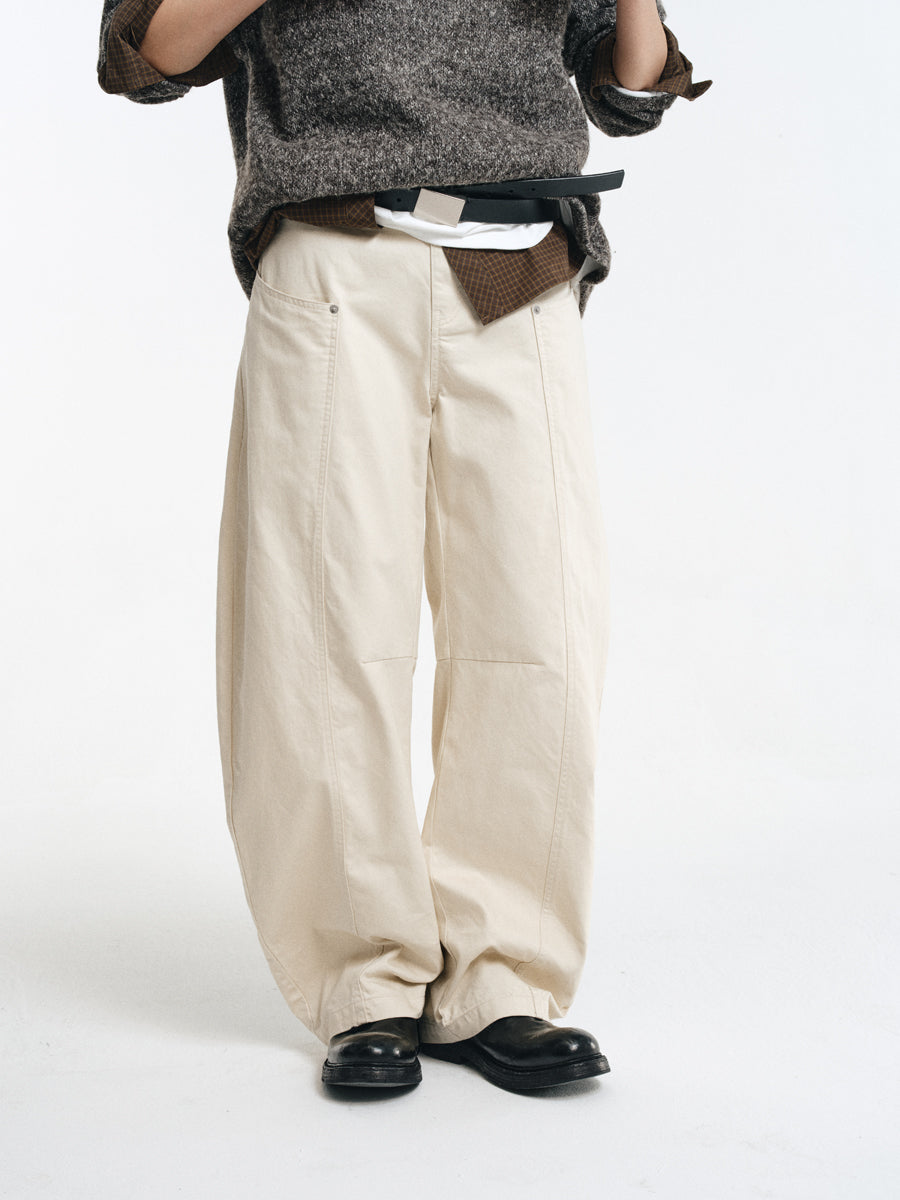 Cotton Rivet Casual Pants