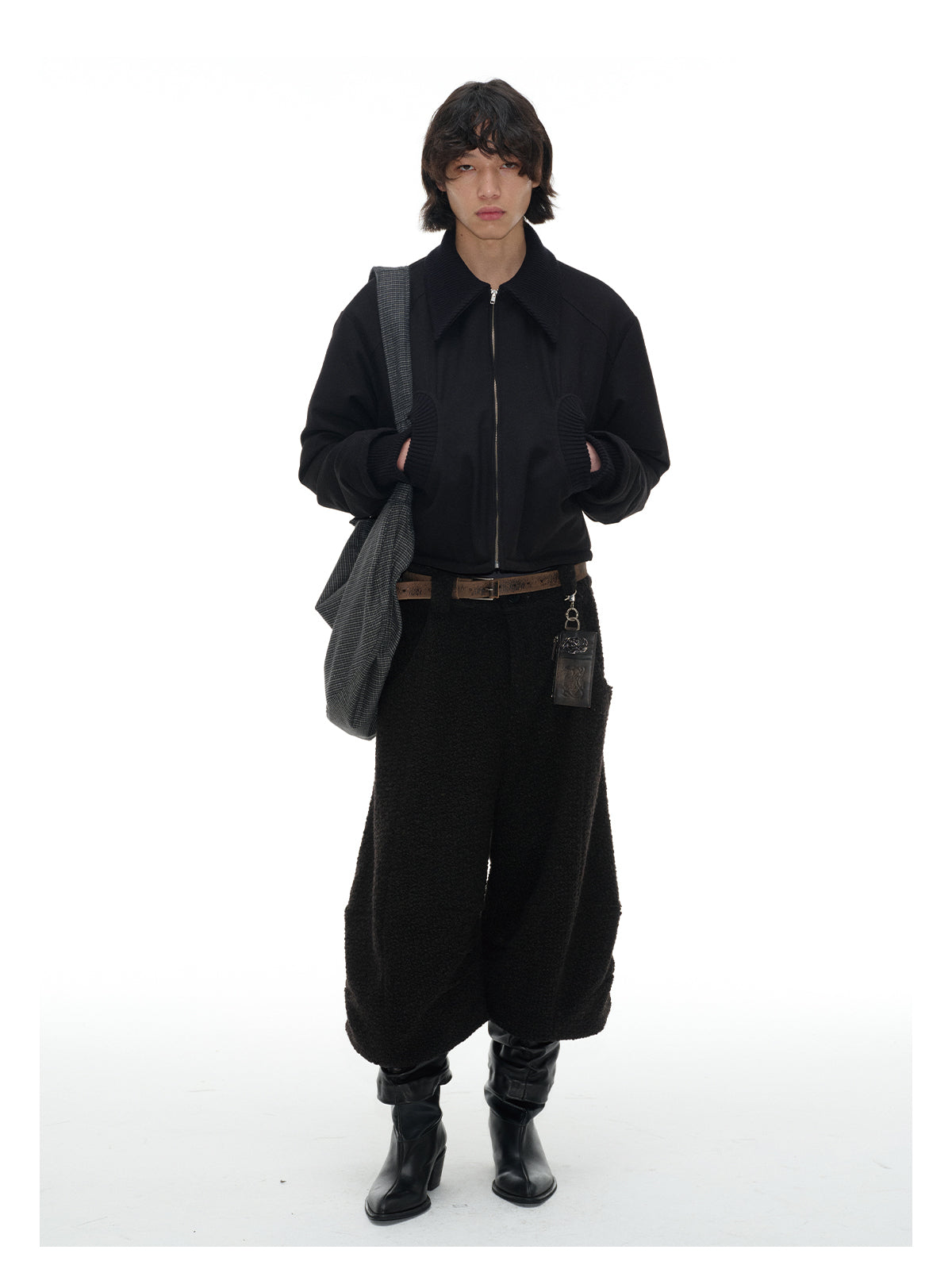 Spiral Pocket Cotton Jacket