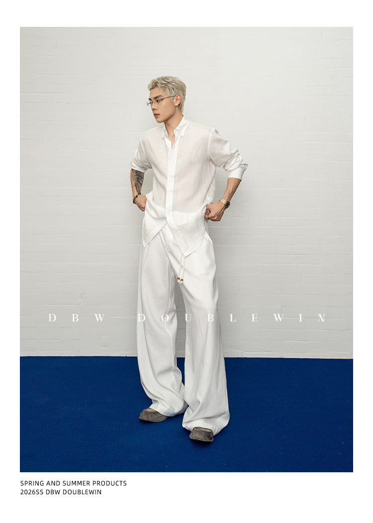 Drape-style Casual Pants