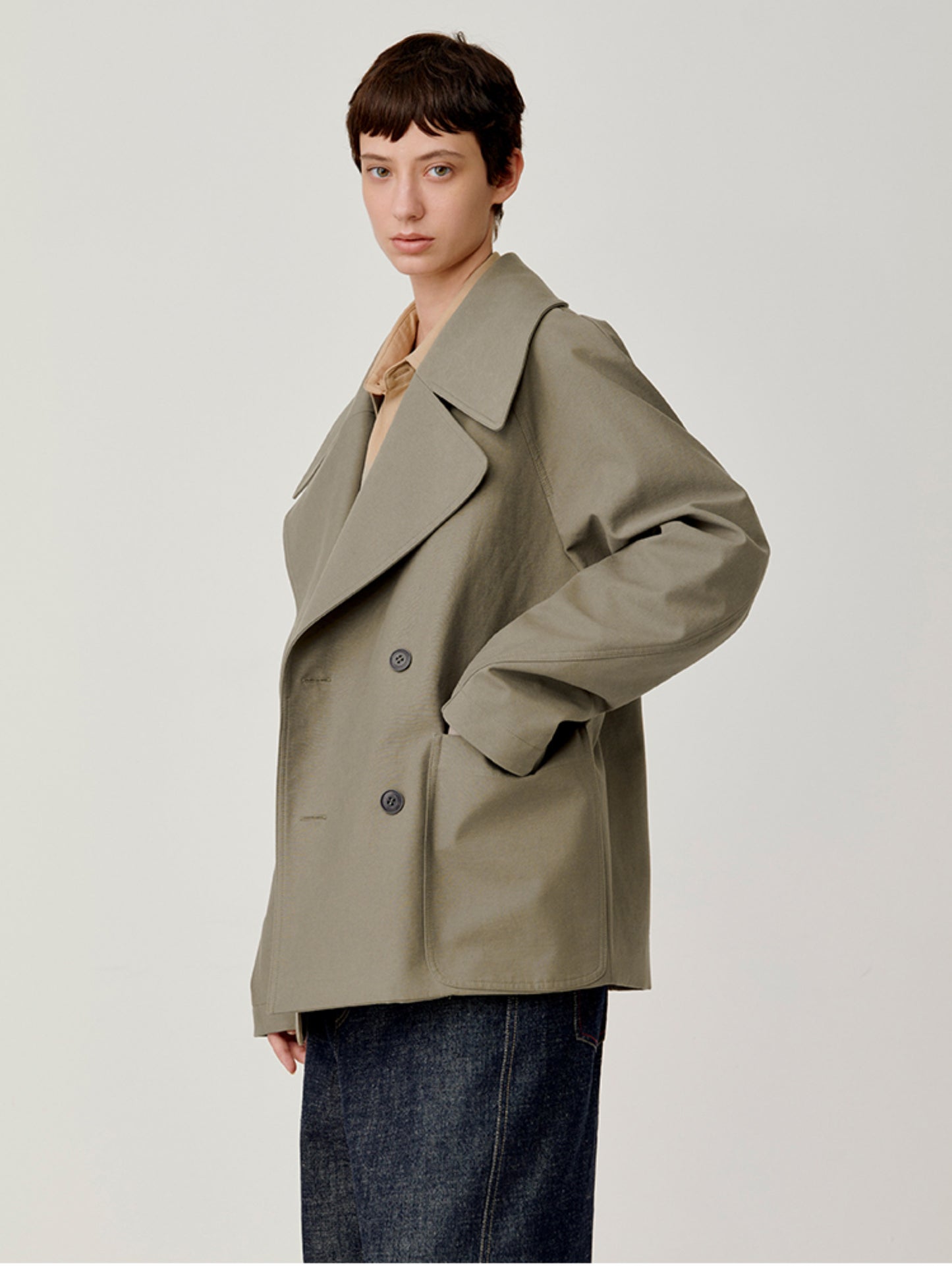 Double-breasted Casual Jacket