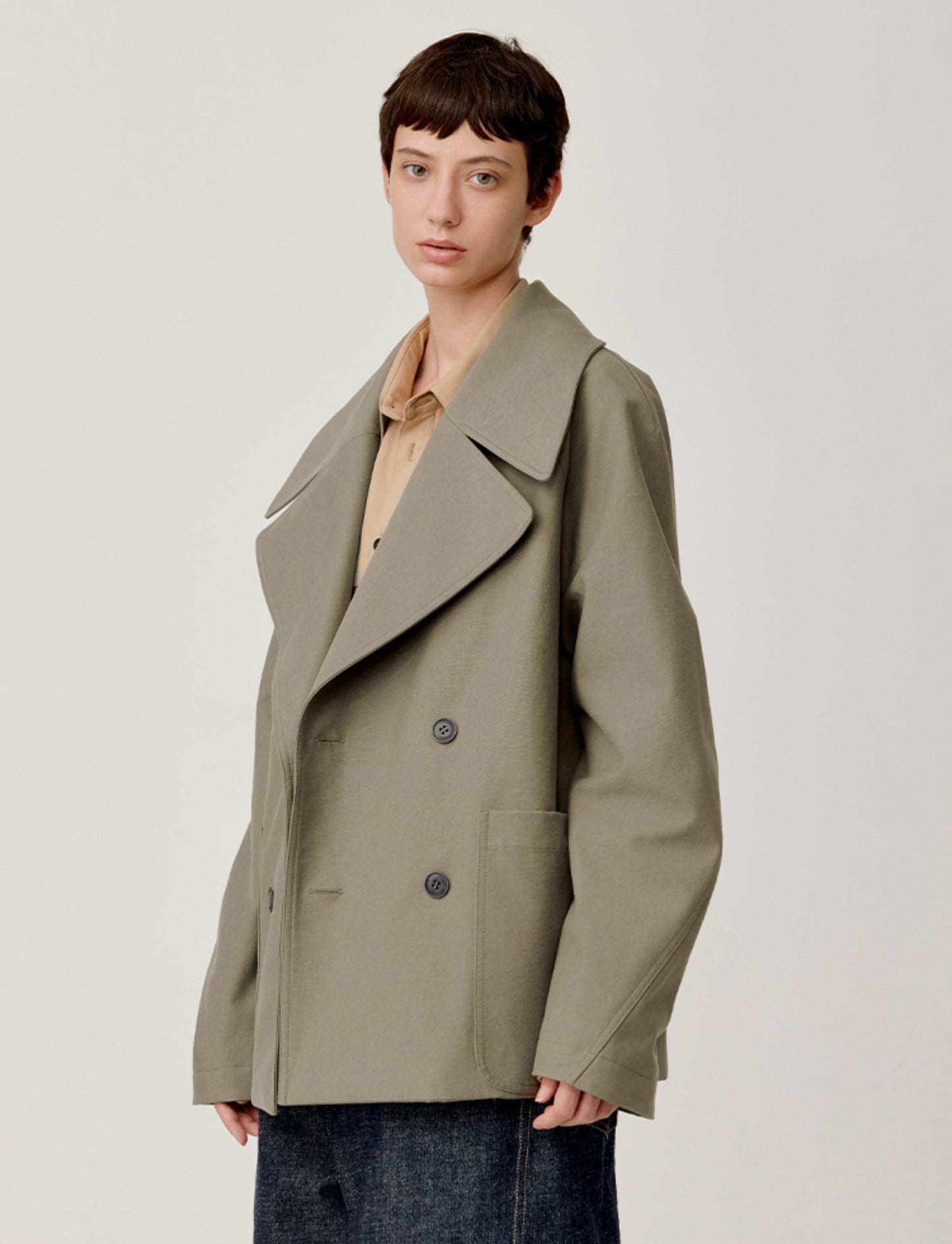 Double-breasted Casual Jacket