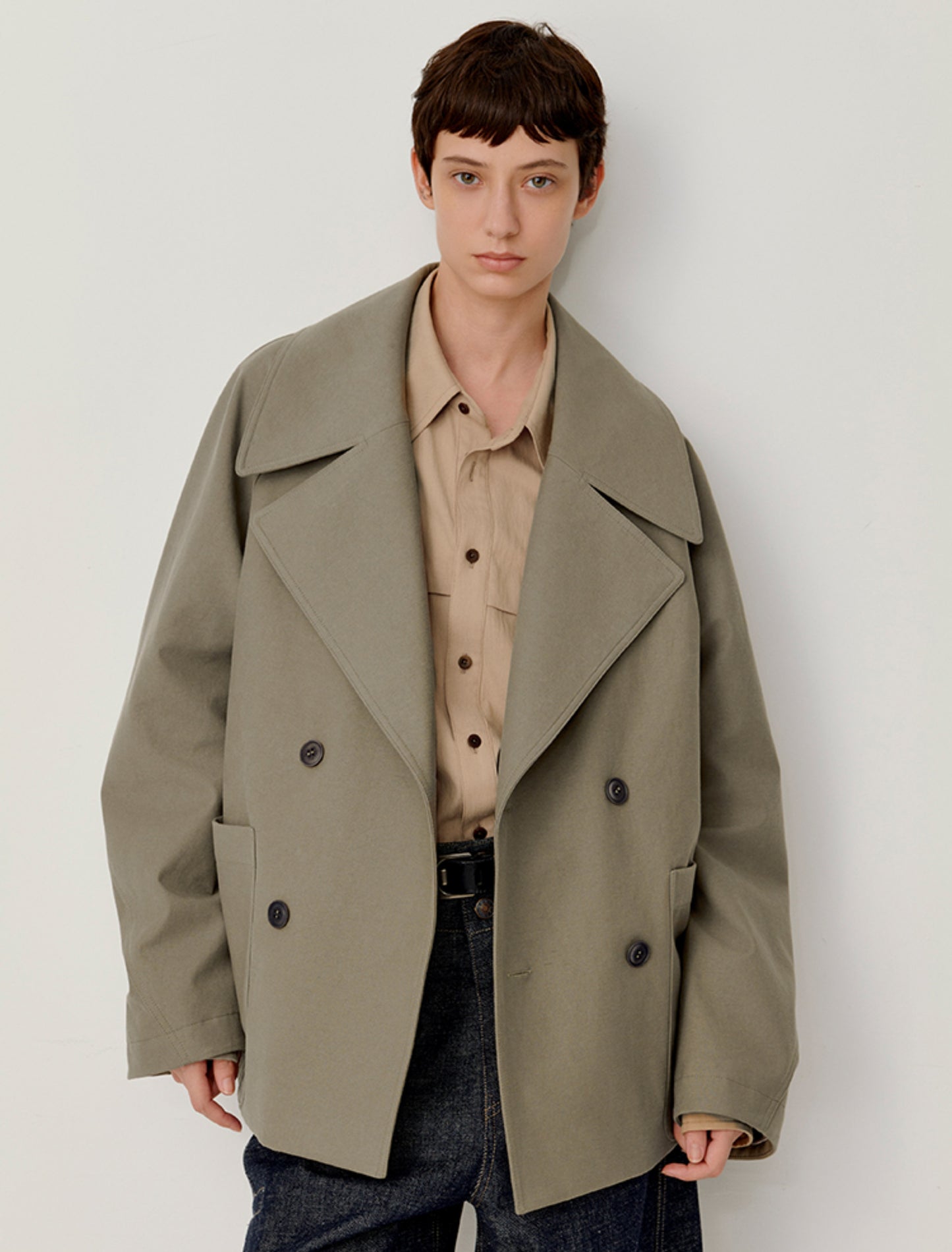 Double-breasted Casual Jacket