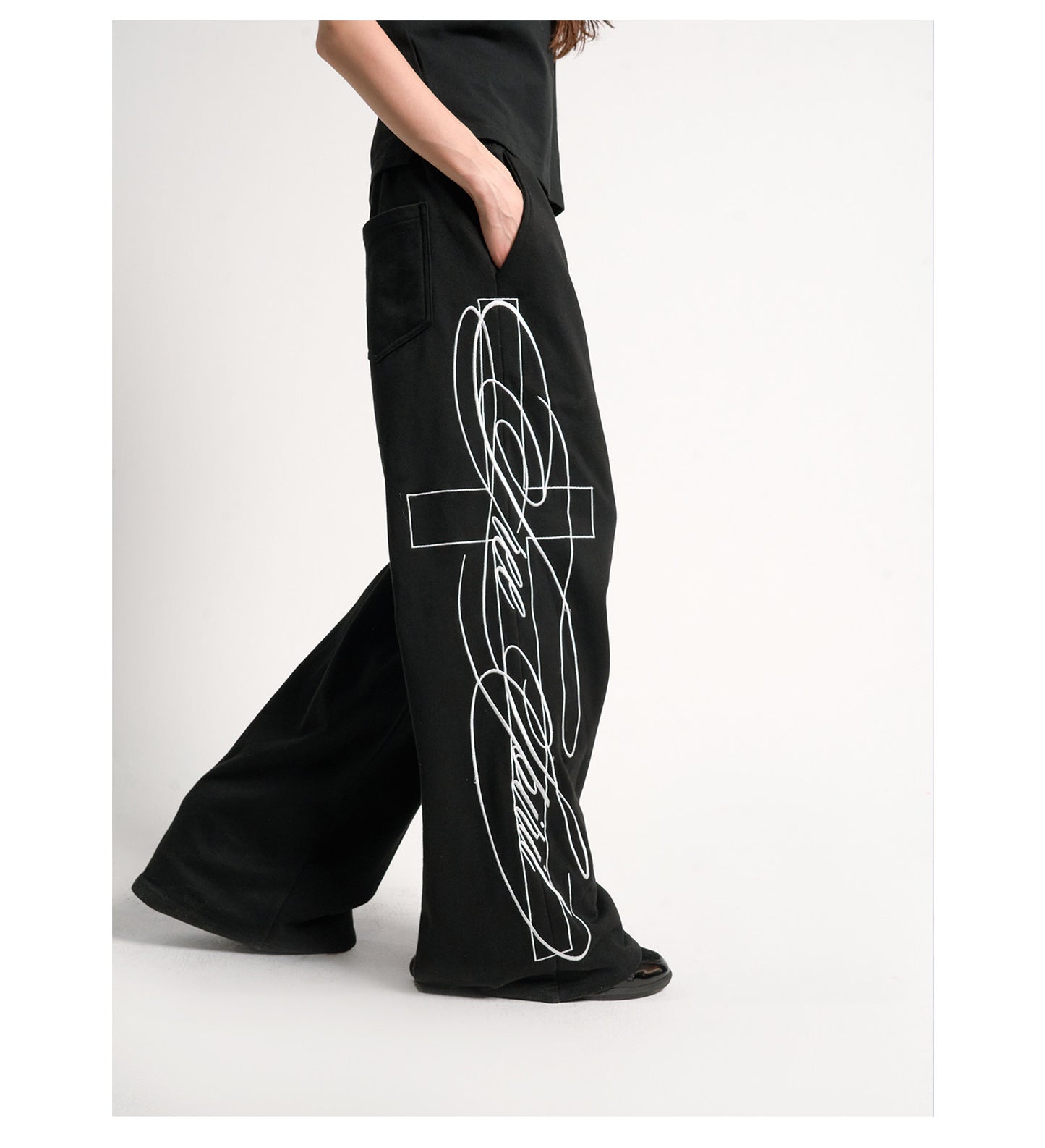 Cross-Stitch Sweatpants