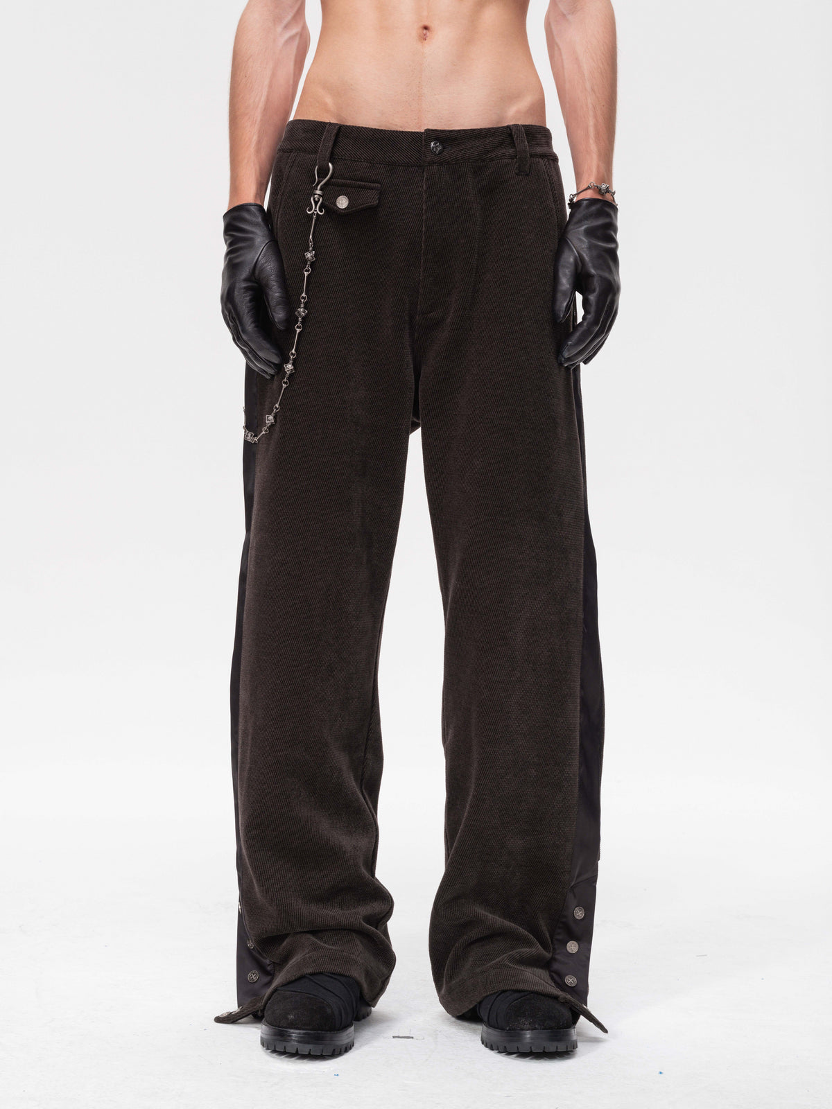 Button-Up Casual Pants
