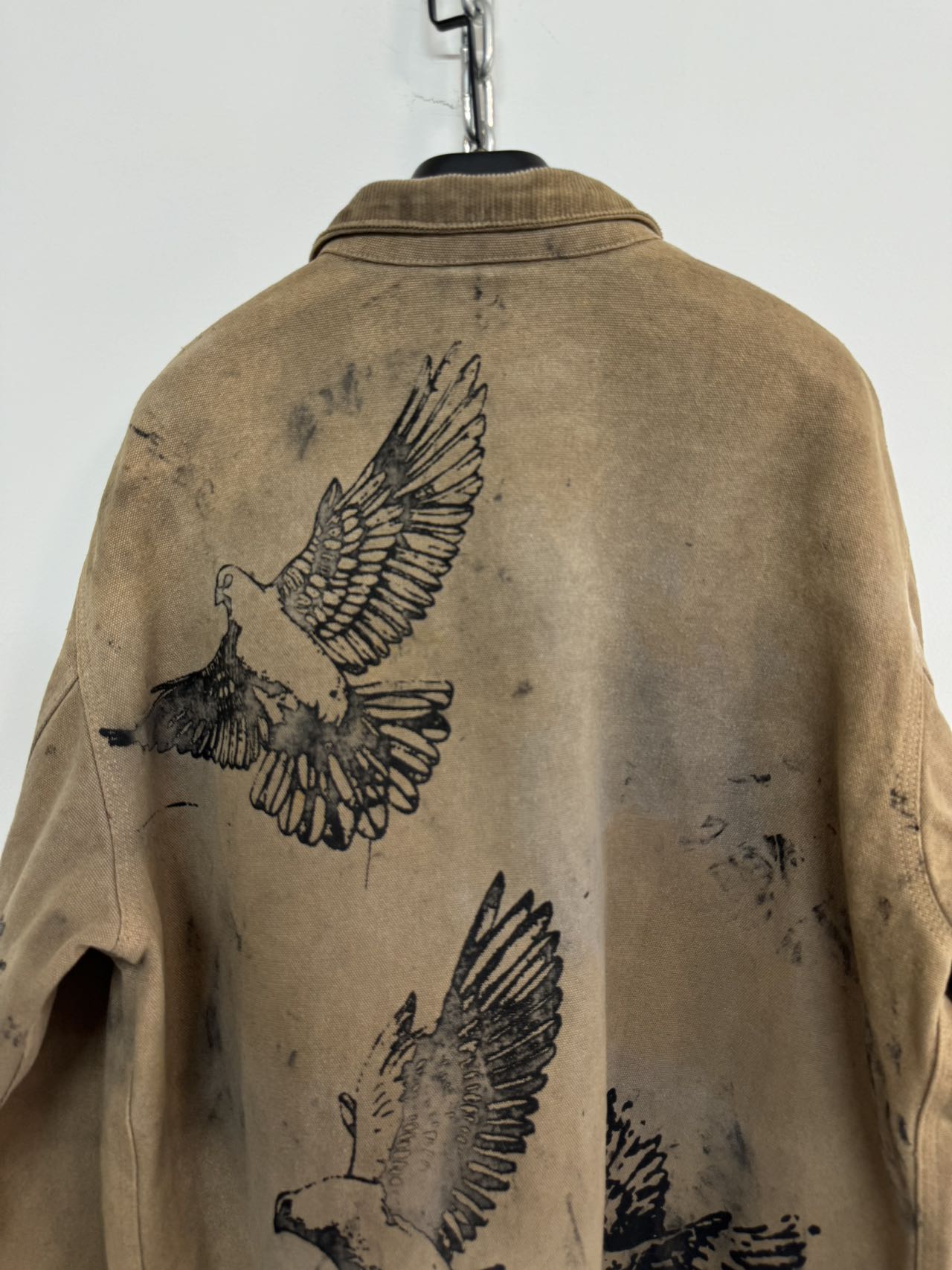 Washed Dove Print Jacket