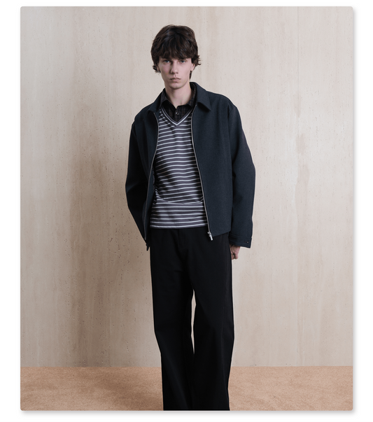 Deconstructed Zip-Up Jacket