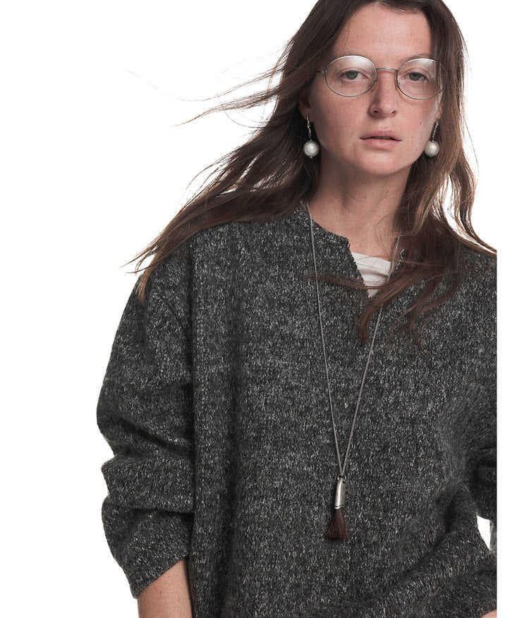 Fake Two-Piece V-Neck Knit