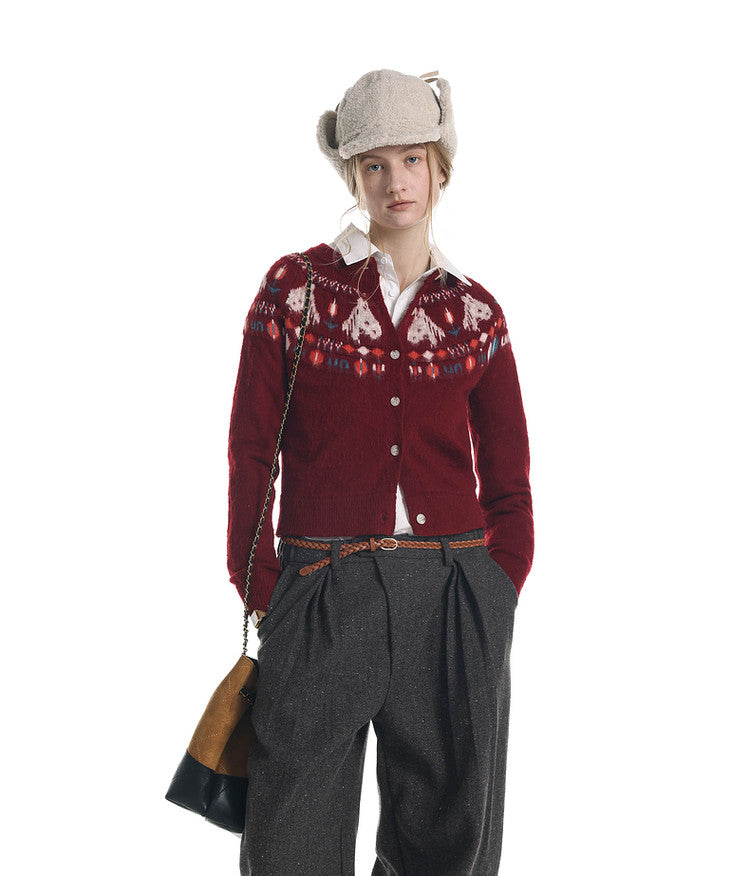 Wool Blend Cardigan