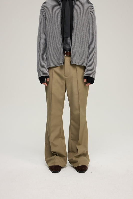 Center-Seam Flare Pants