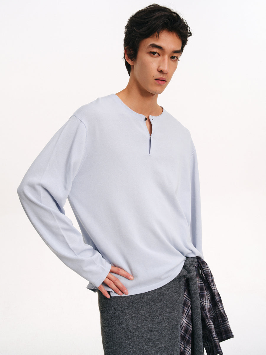 Henry Collar Knit