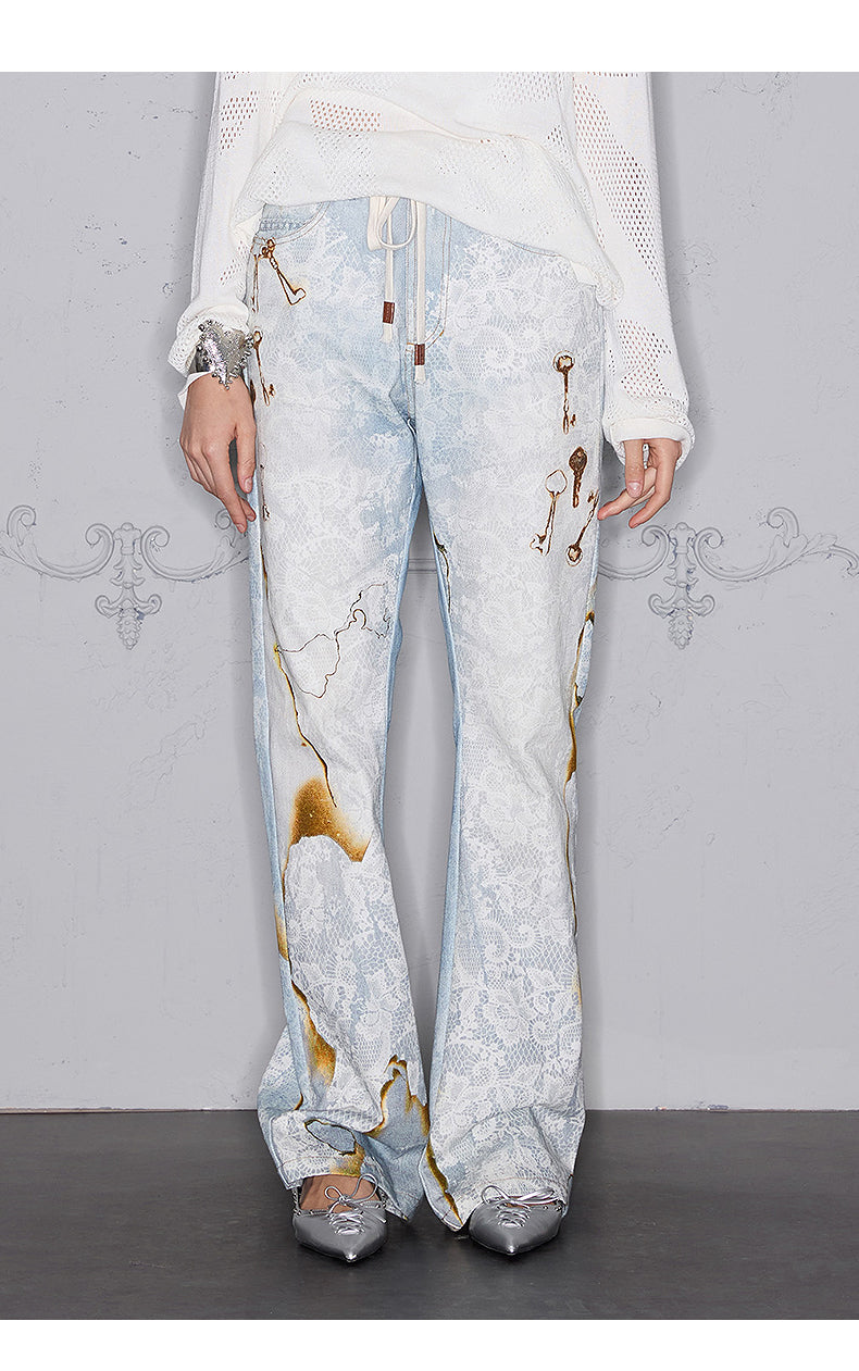 3D Printed Flared Jeans