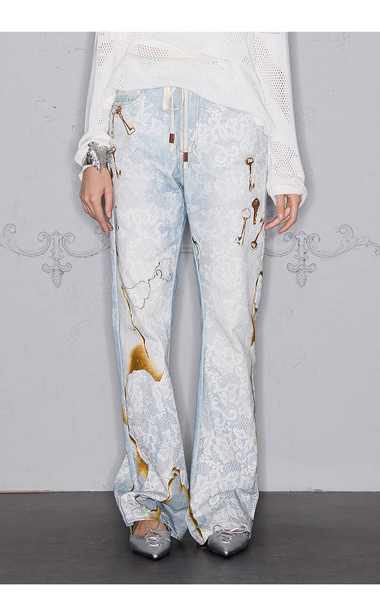 3D Printed Flared Jeans