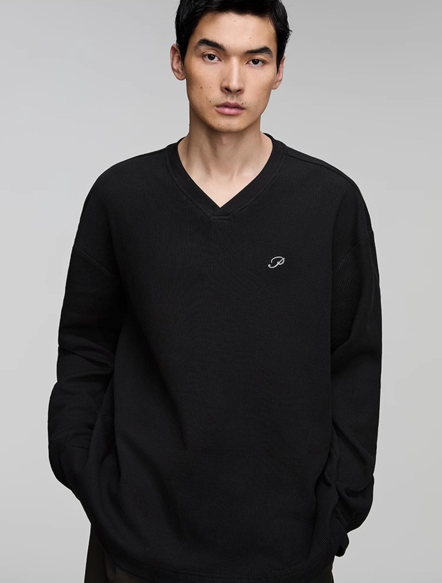 Waffle Embroidery T-Shirt