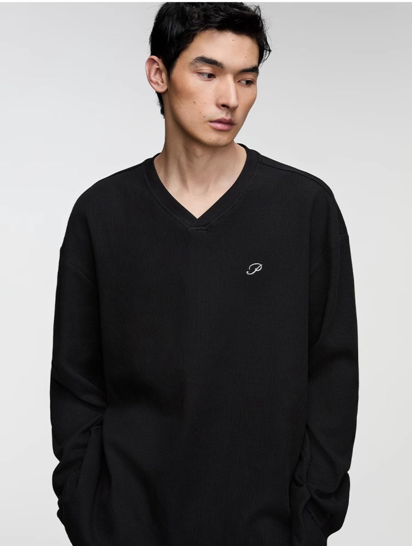 Waffle Embroidery T-Shirt