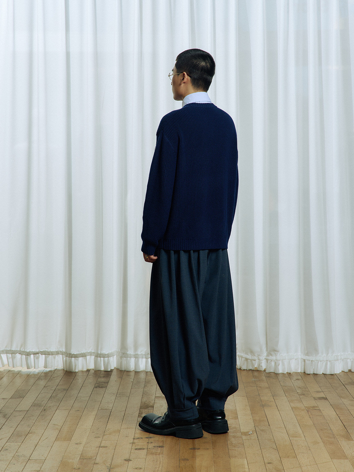 Pleated Balloon Pants