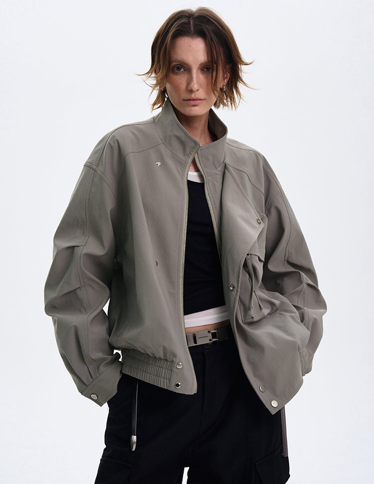 Unisex deconstructed jacket