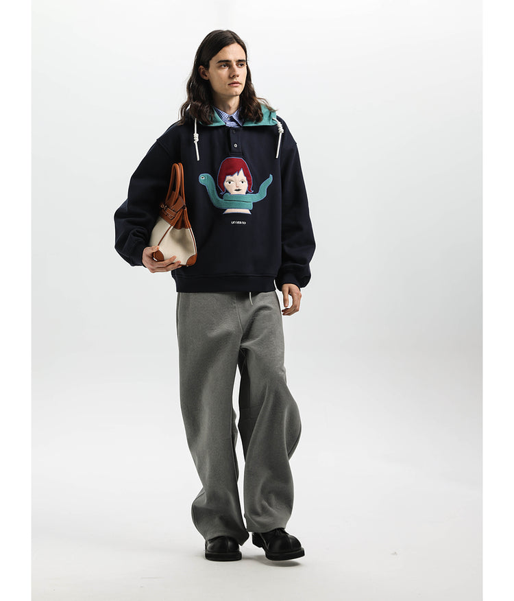 Contrast Color Anti-Static Parka