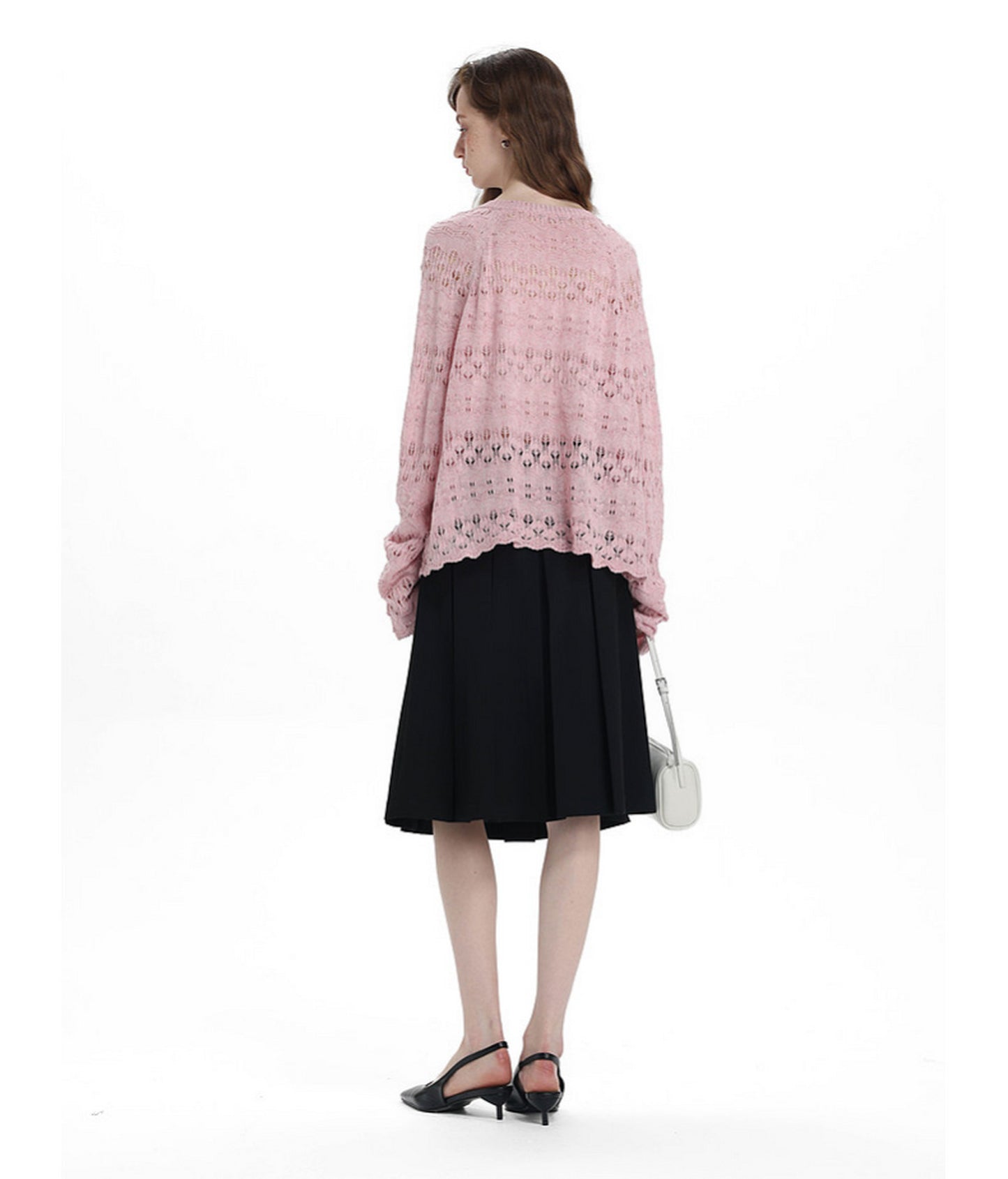 Lightweight Flyknit Tie-Up Sweater