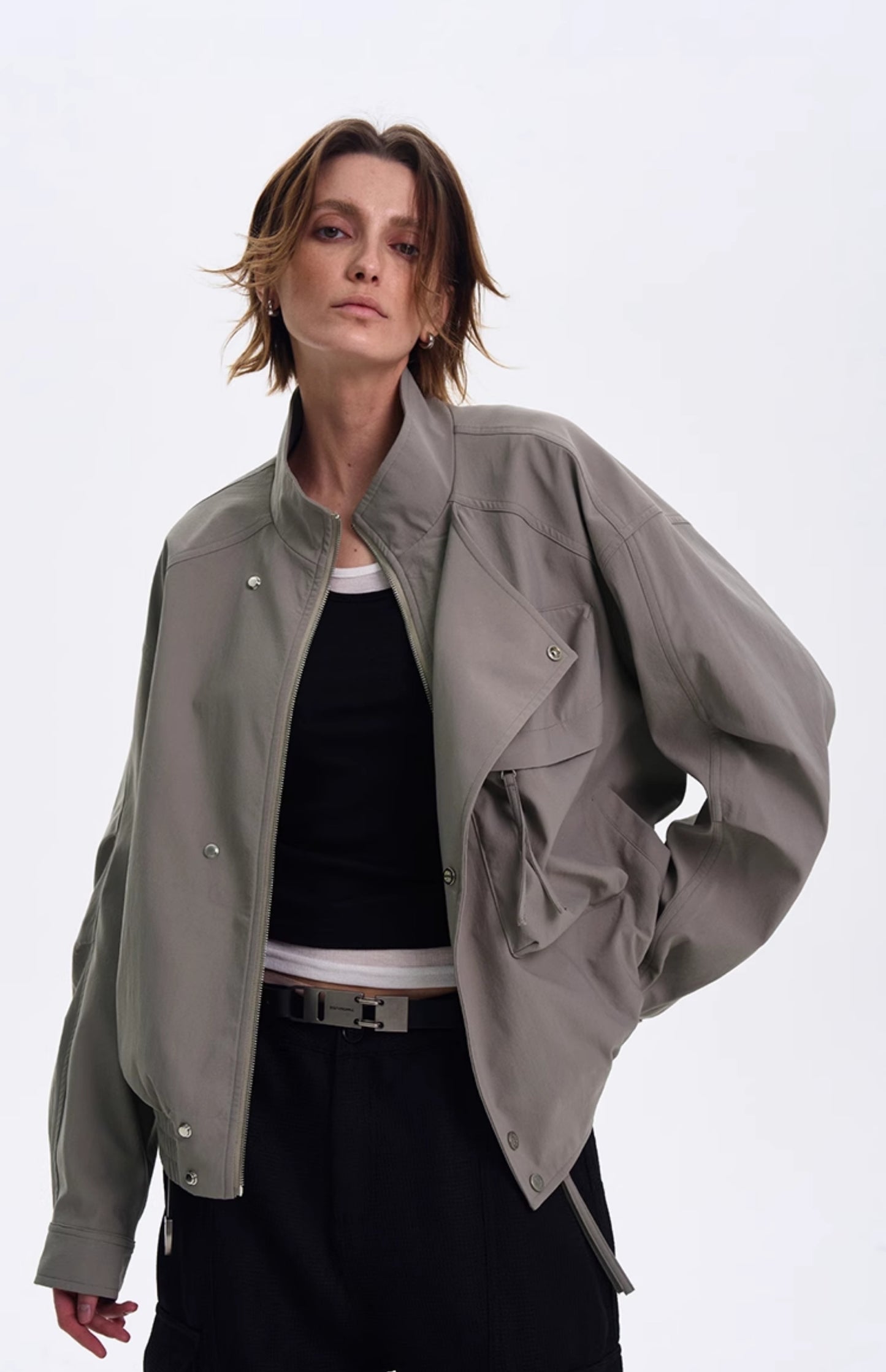 Unisex deconstructed jacket