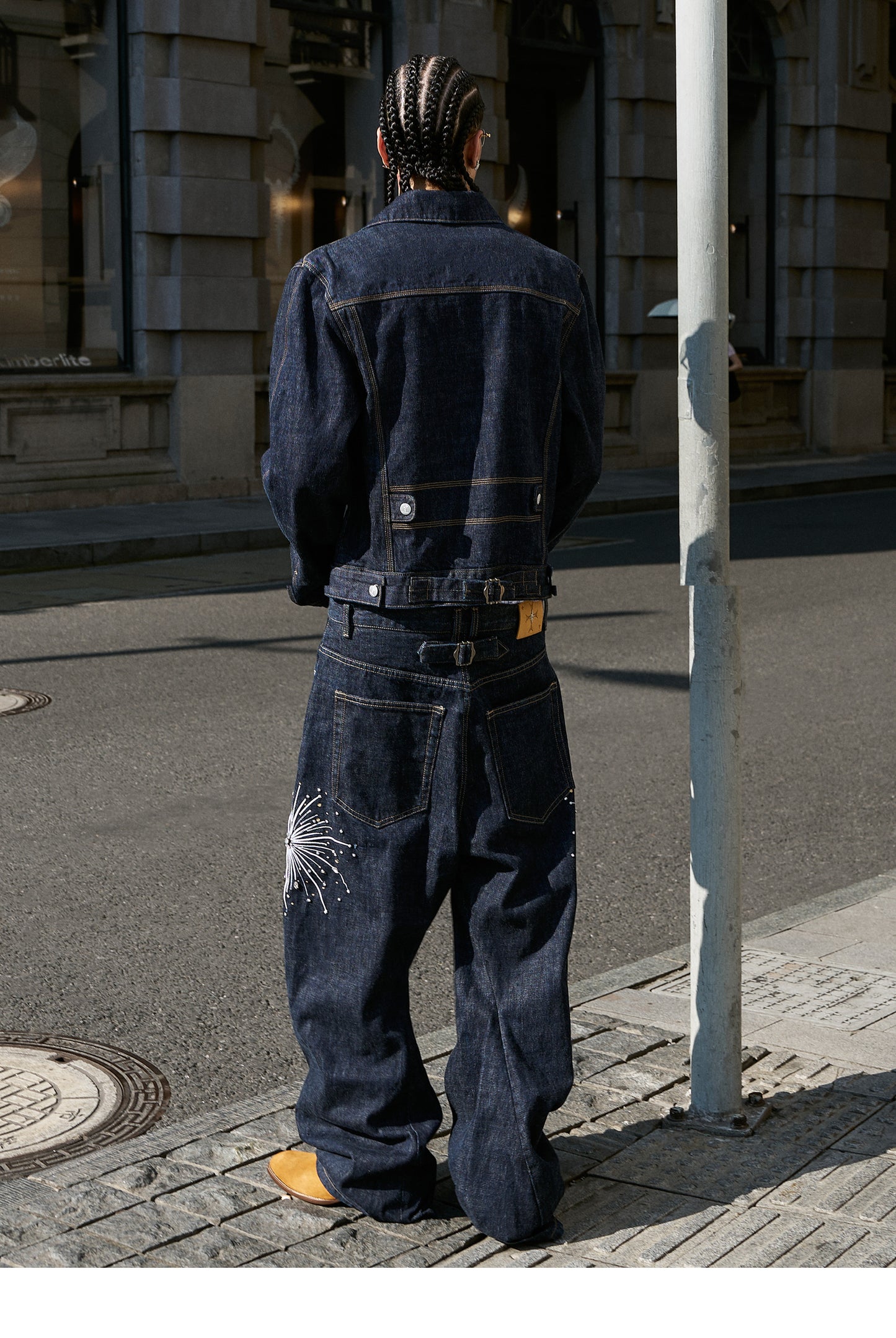 Embroidered Original Denim Pants