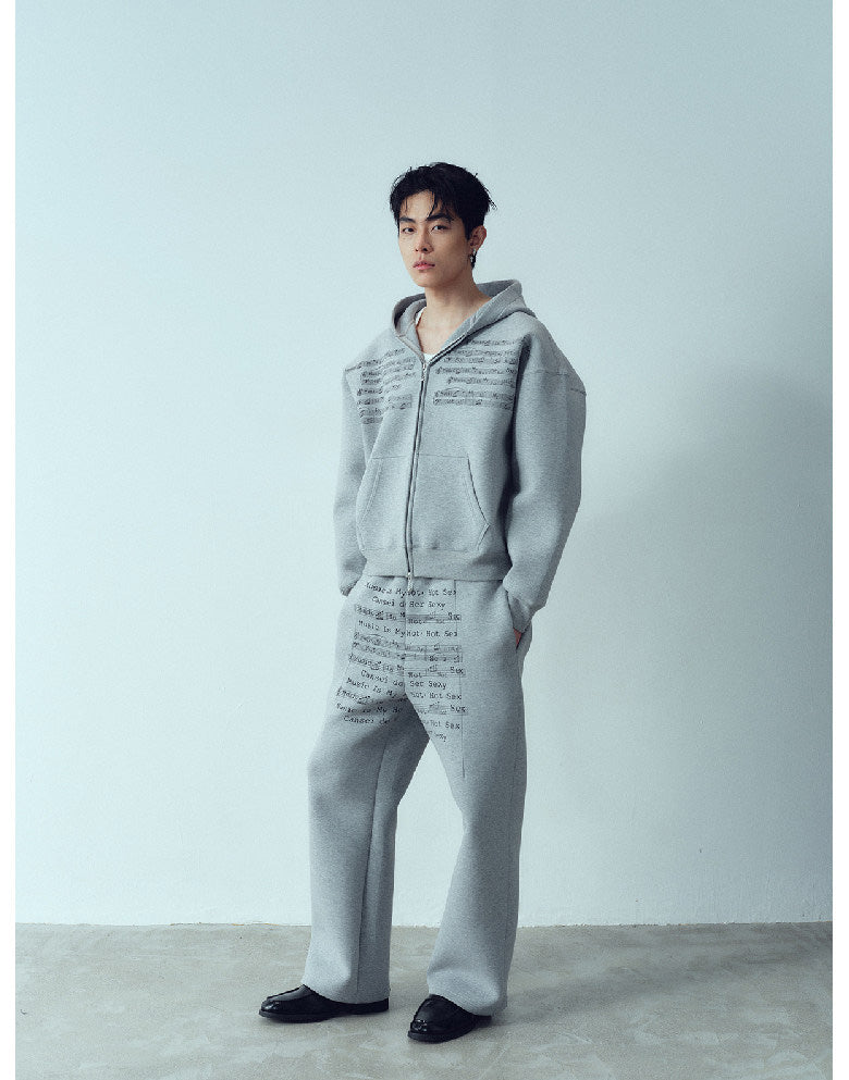 Loose Fit Air Layer Sweatshirt Set