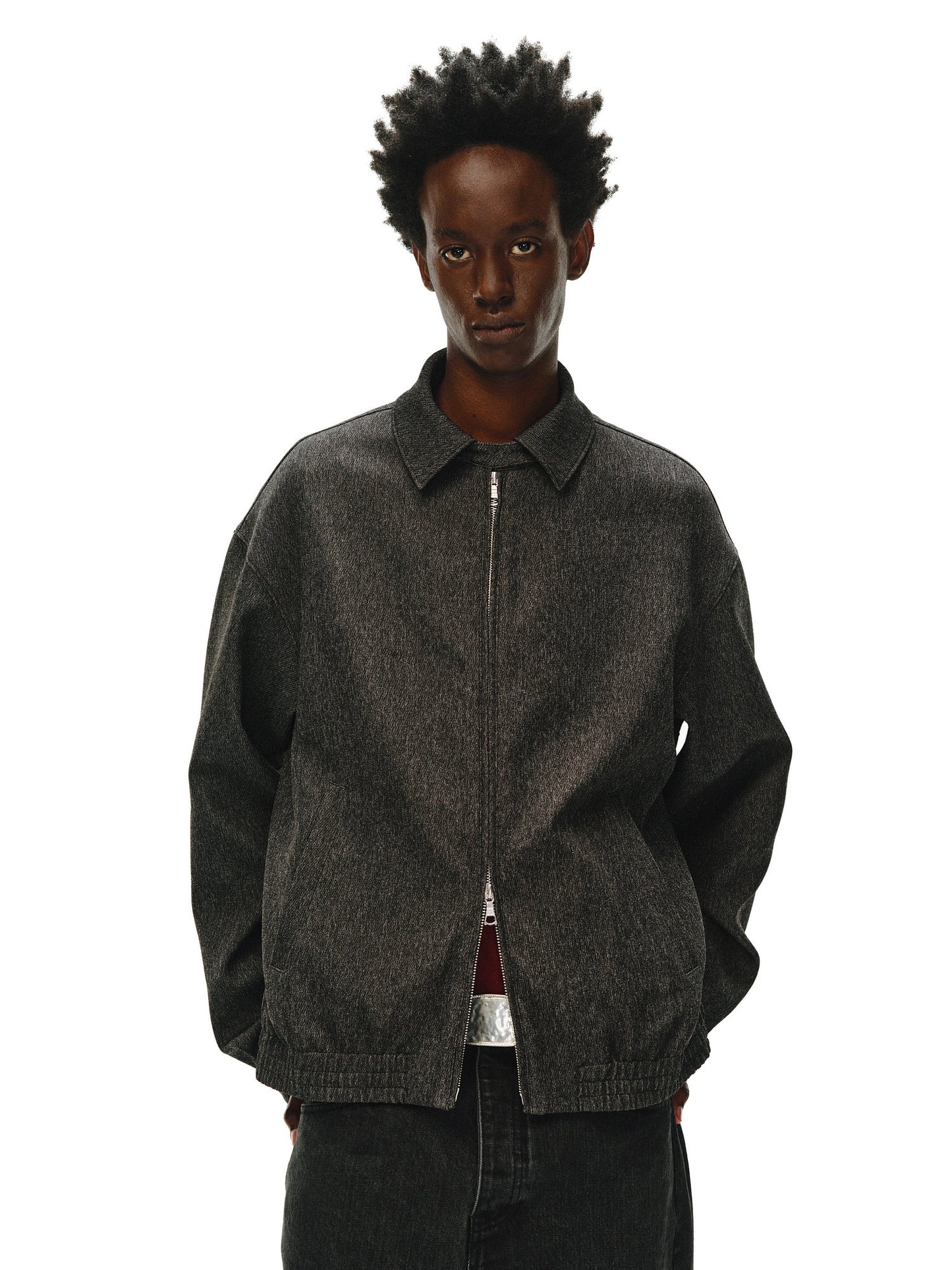 Snowflake Texture Lapel Jacket