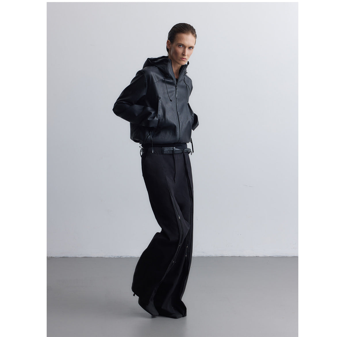 Casual Pants with Three Adjustable Zippers
