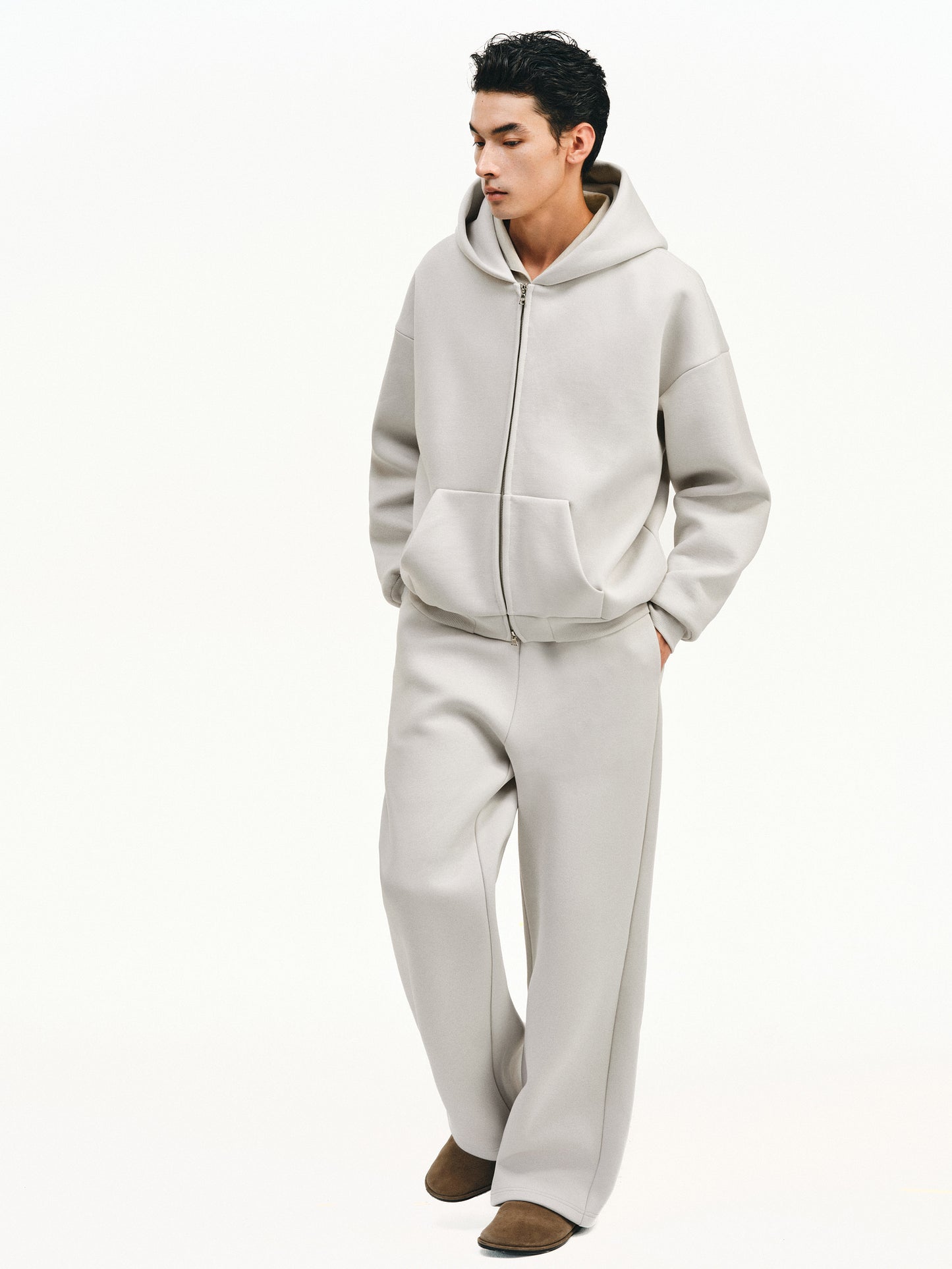 Heavy-textured sweatpants