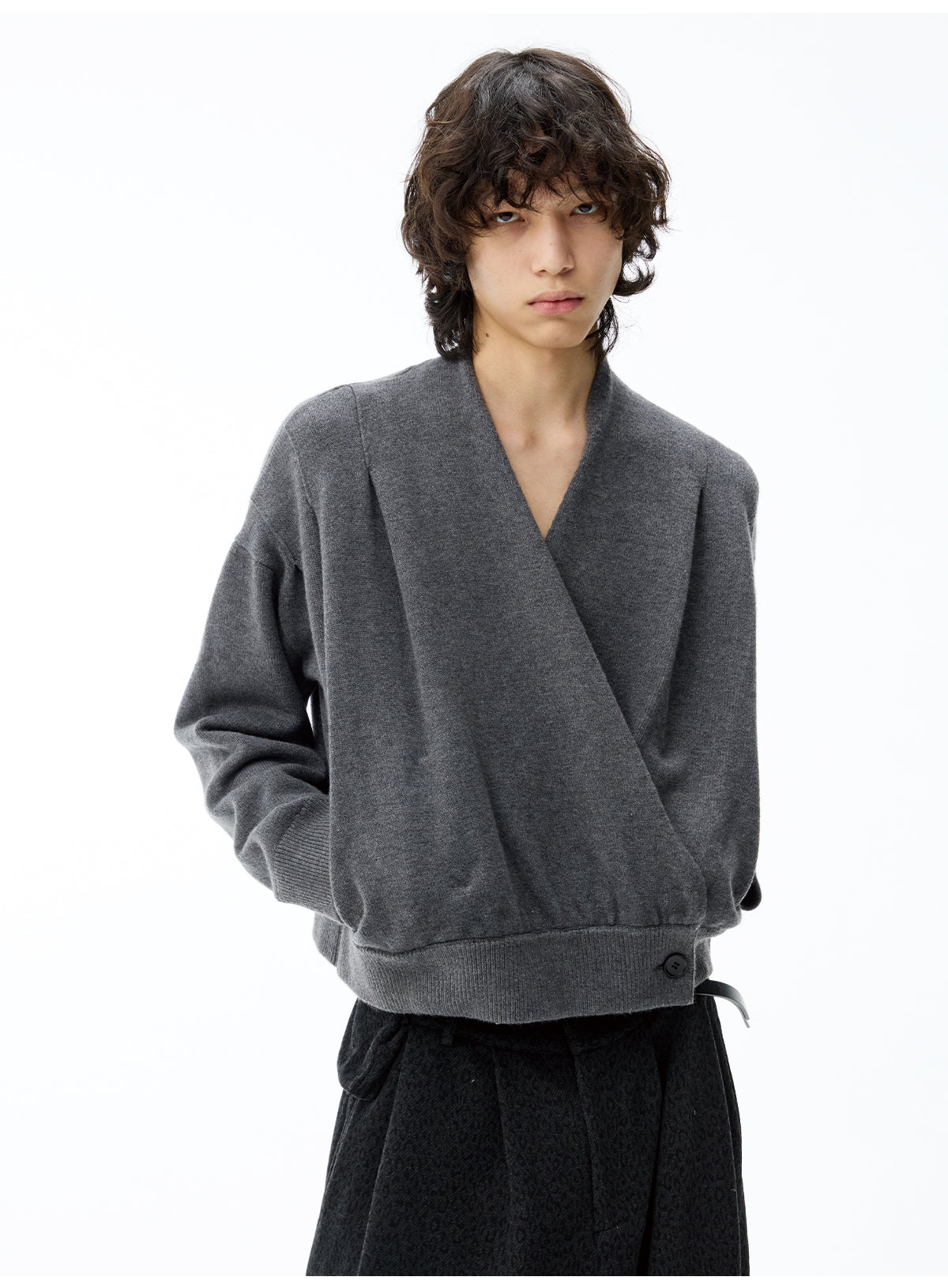 Crossover Knit Cardigan