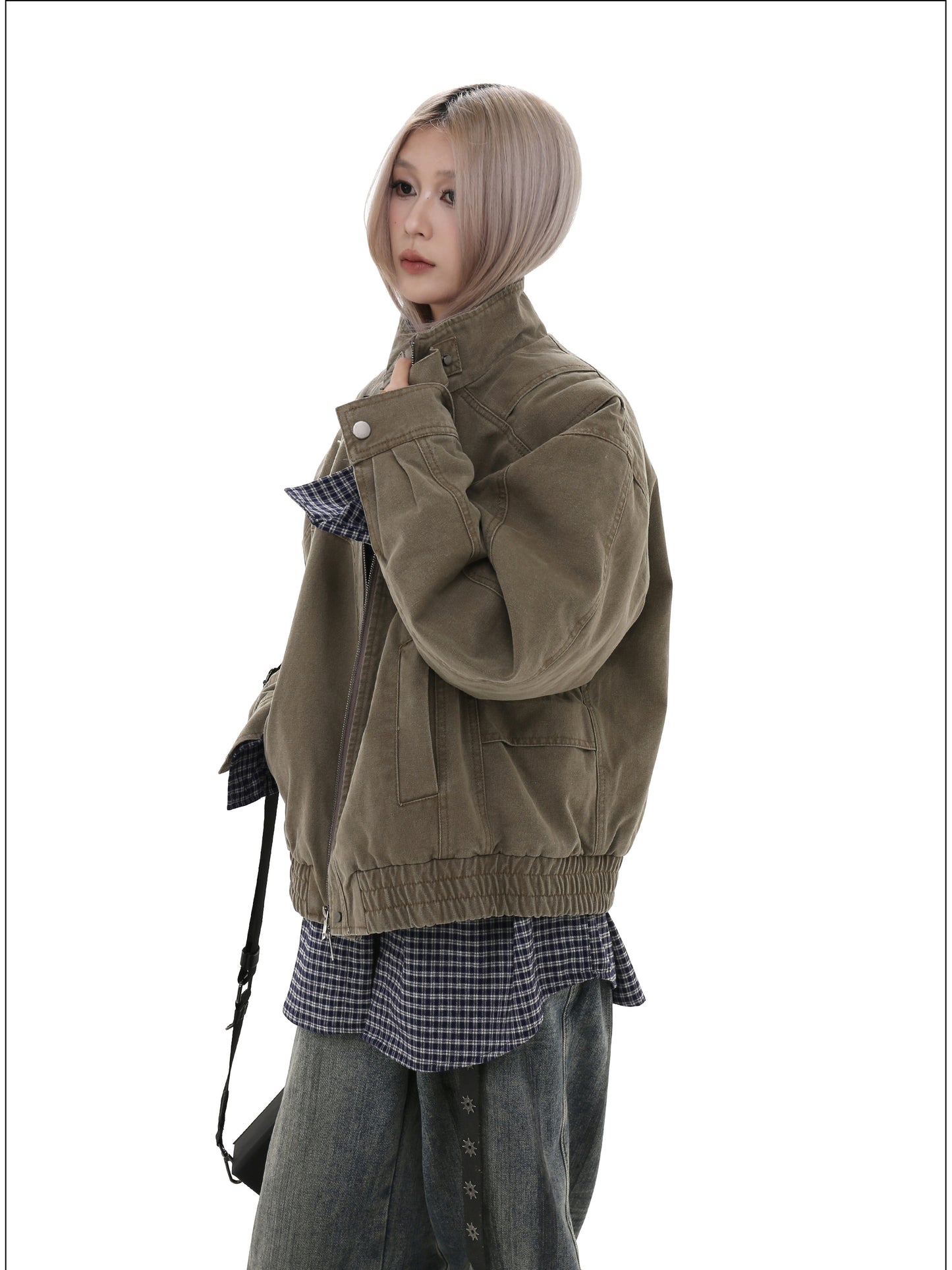 Washed and Damaged Heavyweight Jacket