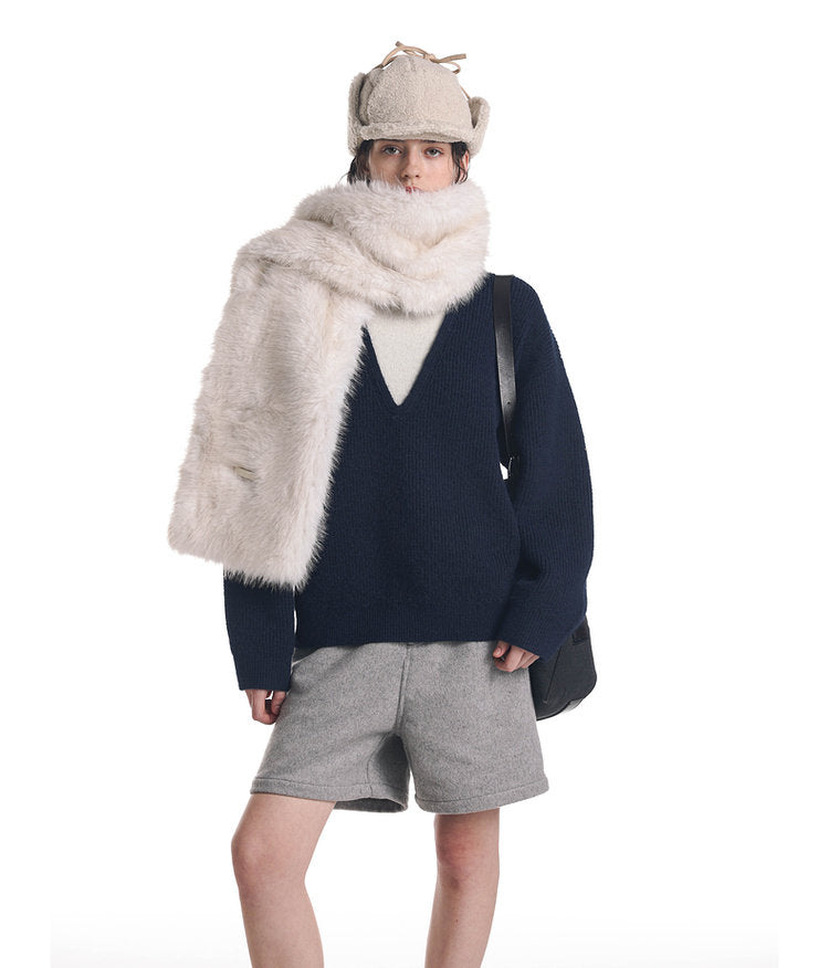 High Style V-Neck Sweater