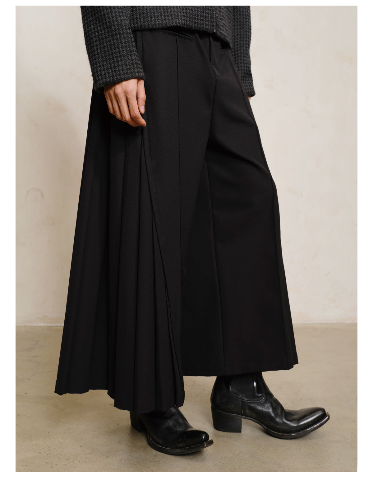 Loose Silhouette Culottes Pants