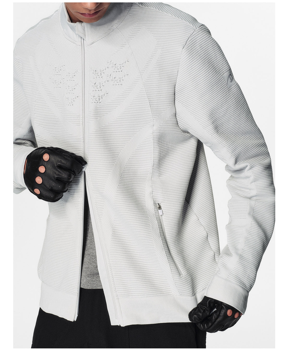 Clean Fit Simple Stand-Collar Jacket