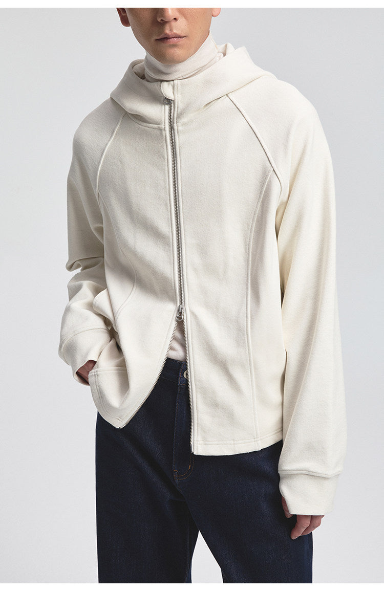 Raglan Sleeve Hooded Sweatshirt