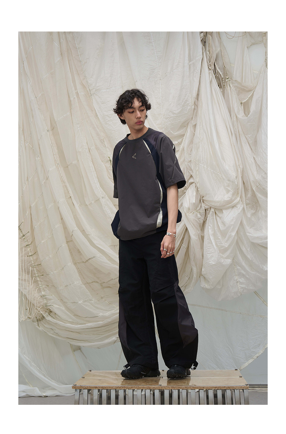 Windproof Deconstructed Casual Pants