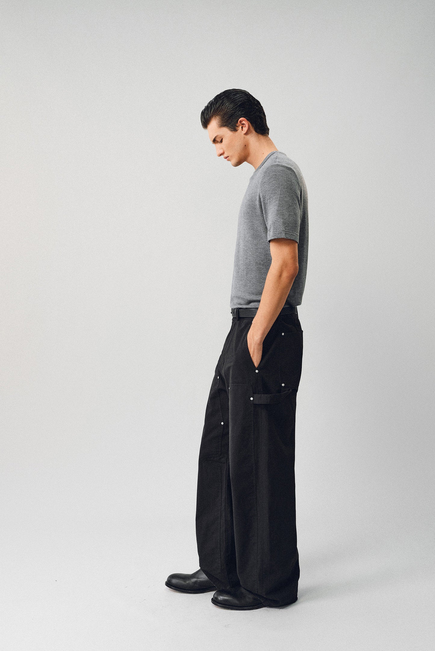 Curved-Blade Work Pants