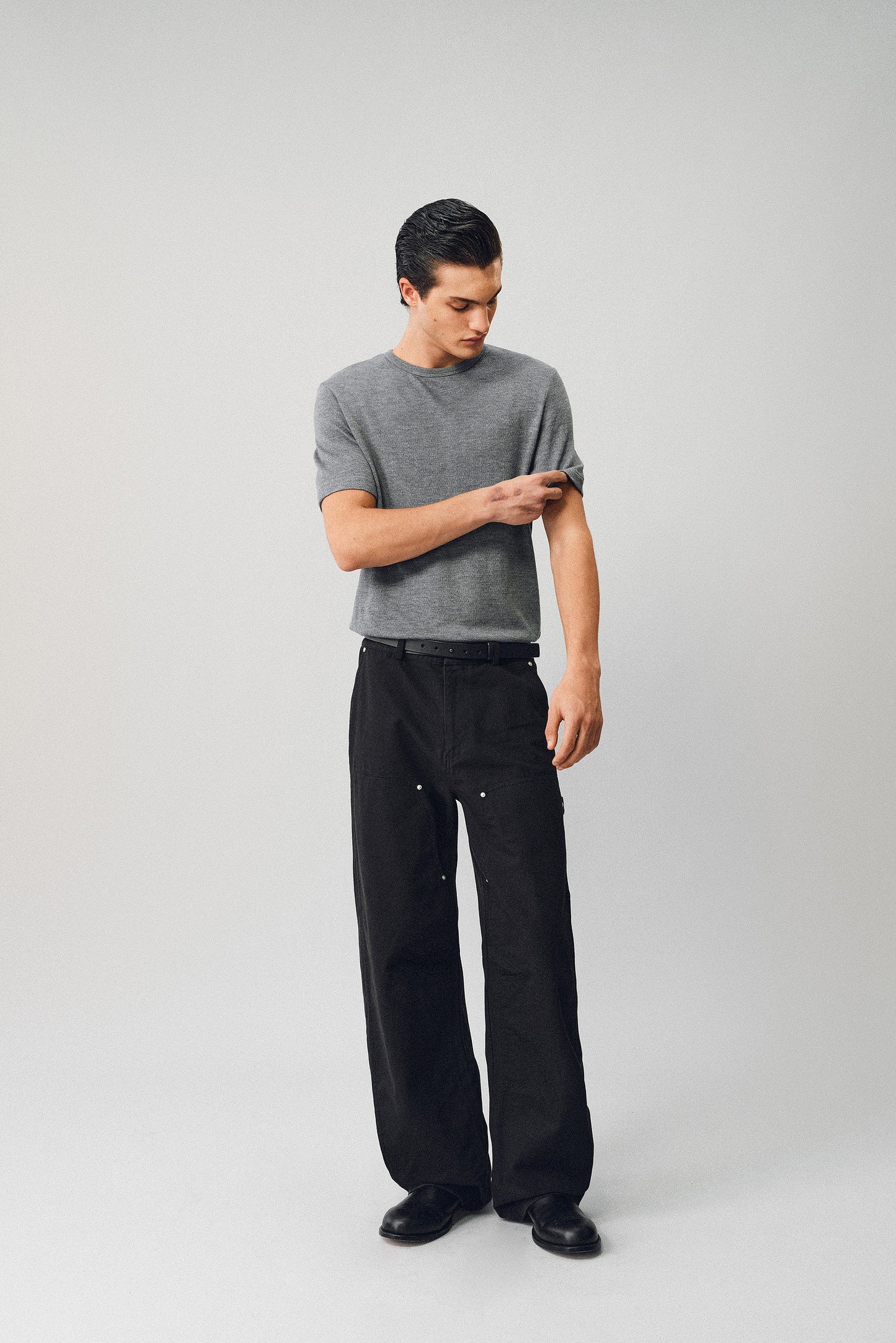 Curved-Blade Work Pants