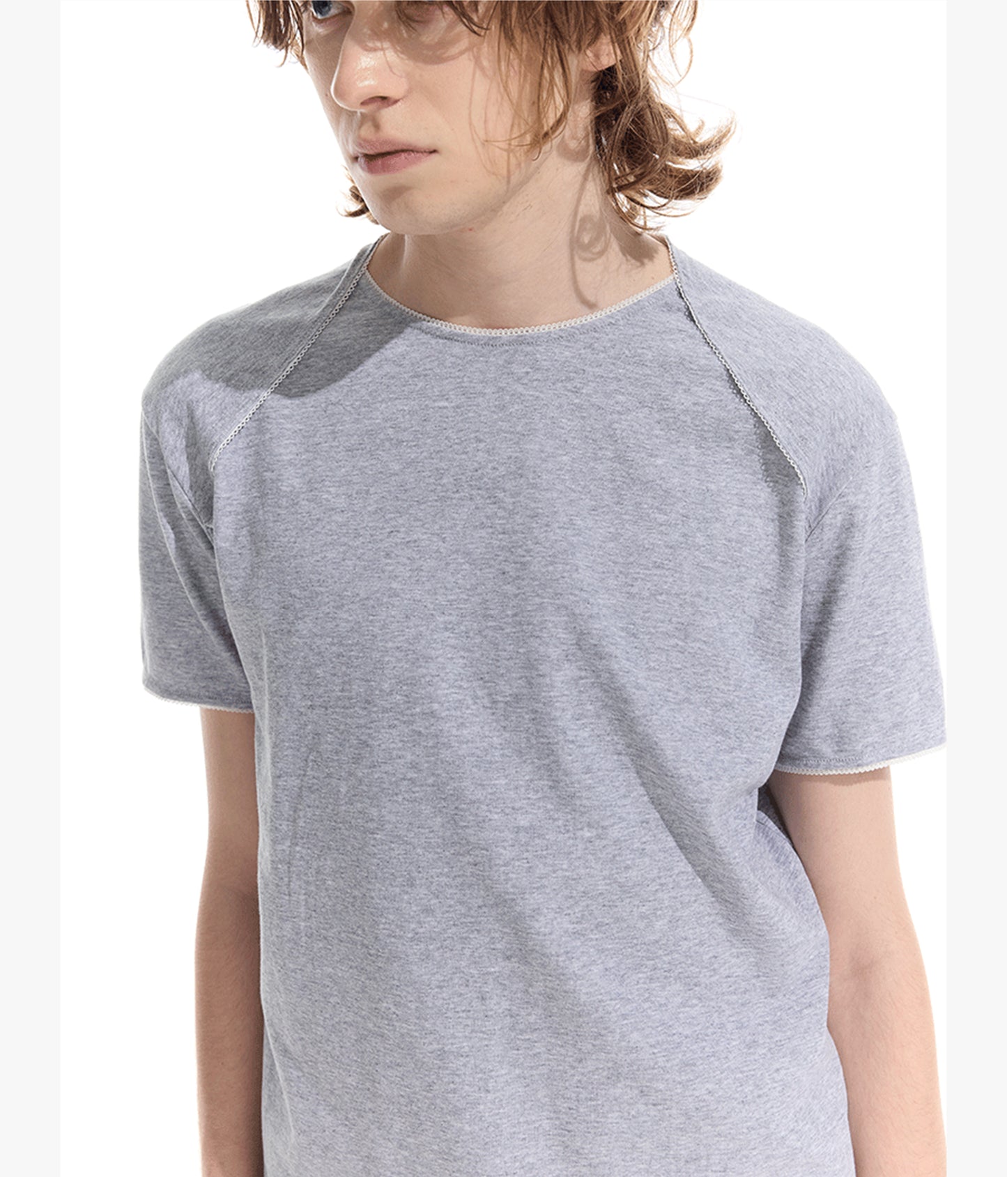 Raglan Basic Slim Fit T-Shirt