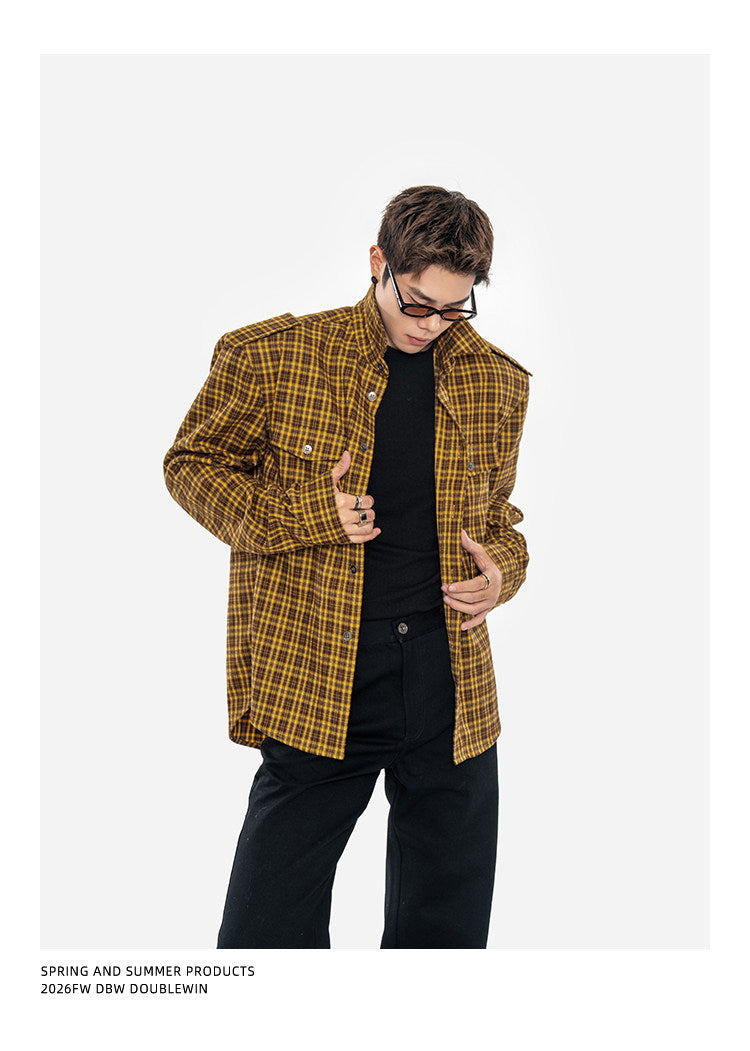 Vintage Tassel Check Shirt