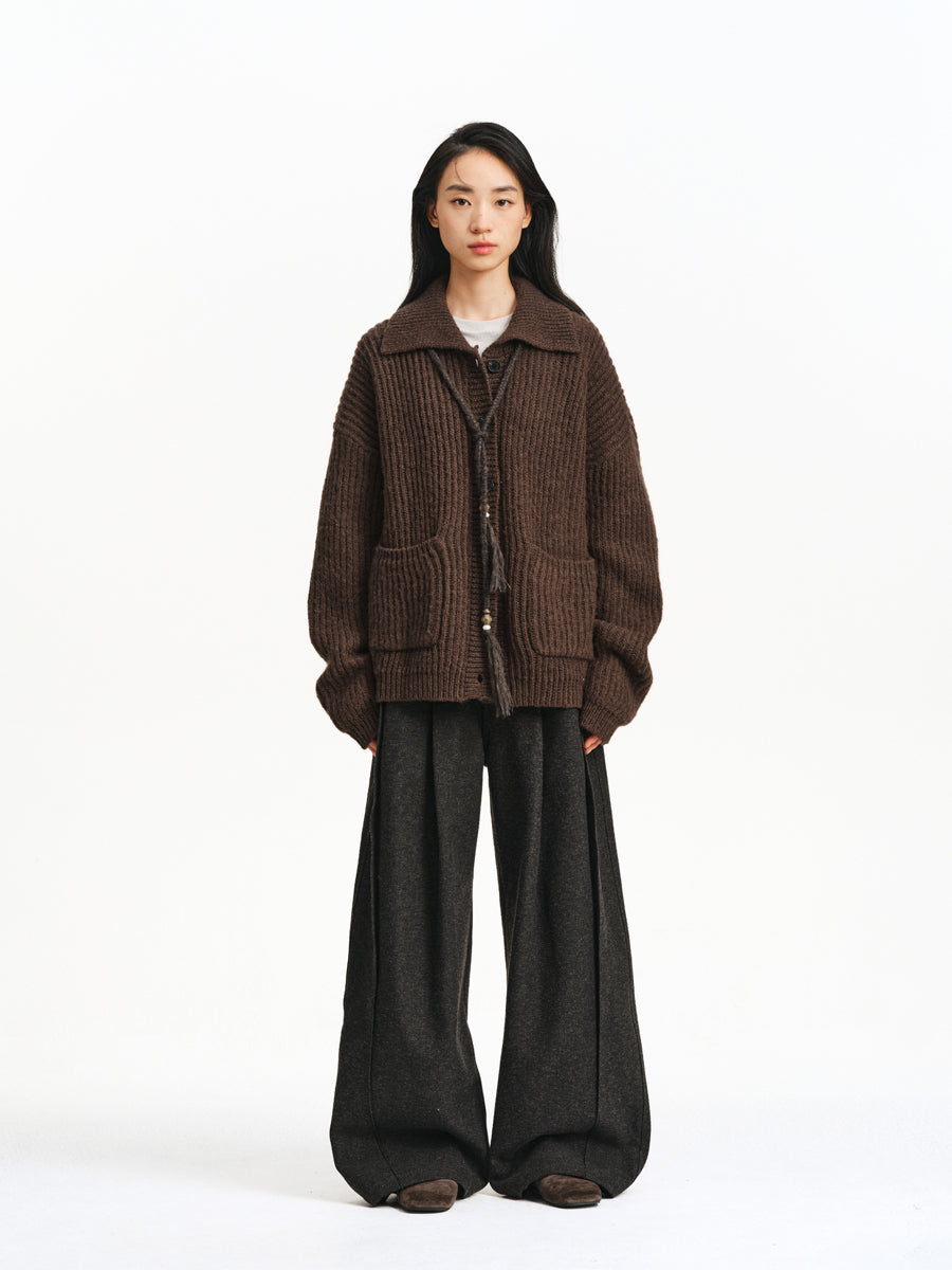 Collar Knit Cardigan