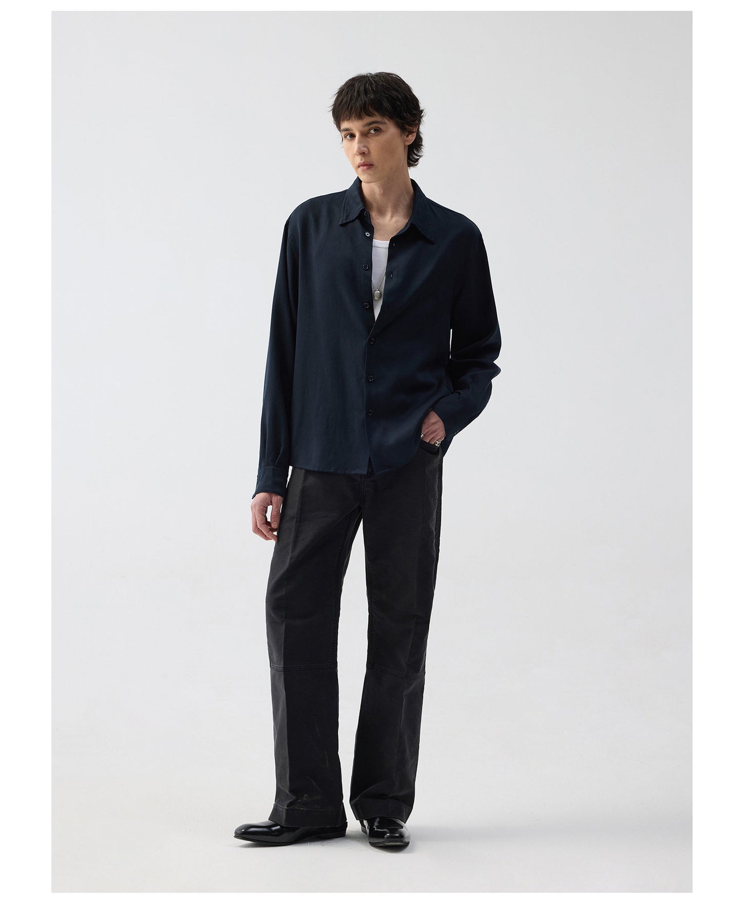 Simple Shirt in Twill Tencel