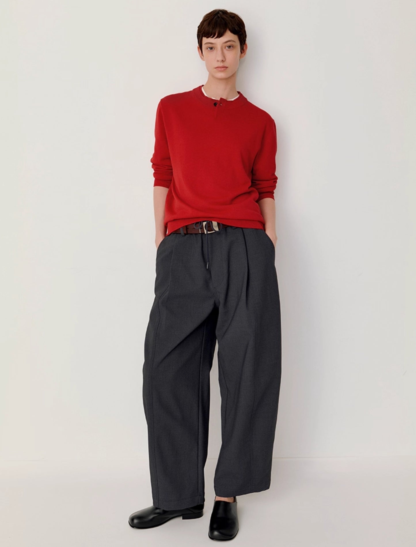 Rib-knit Loose-fit Casual Knit