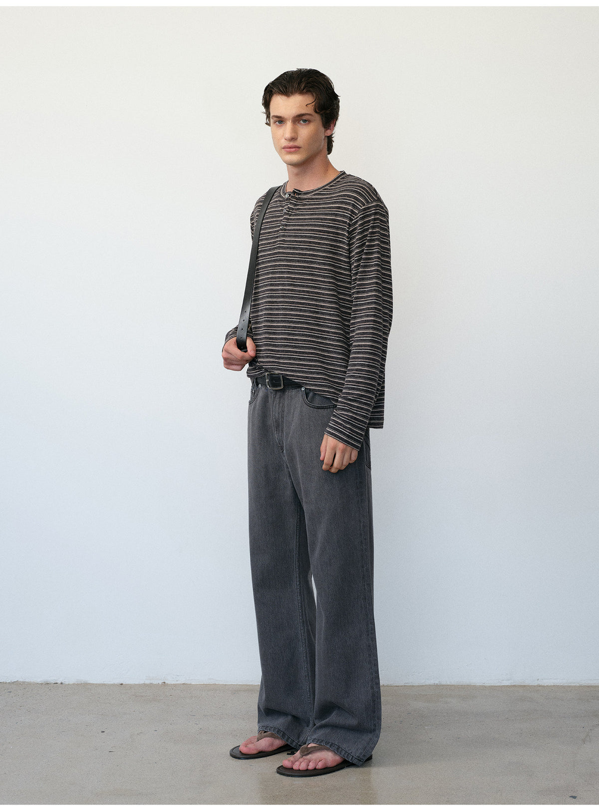 String-Dyed Slim-Fit Jeans