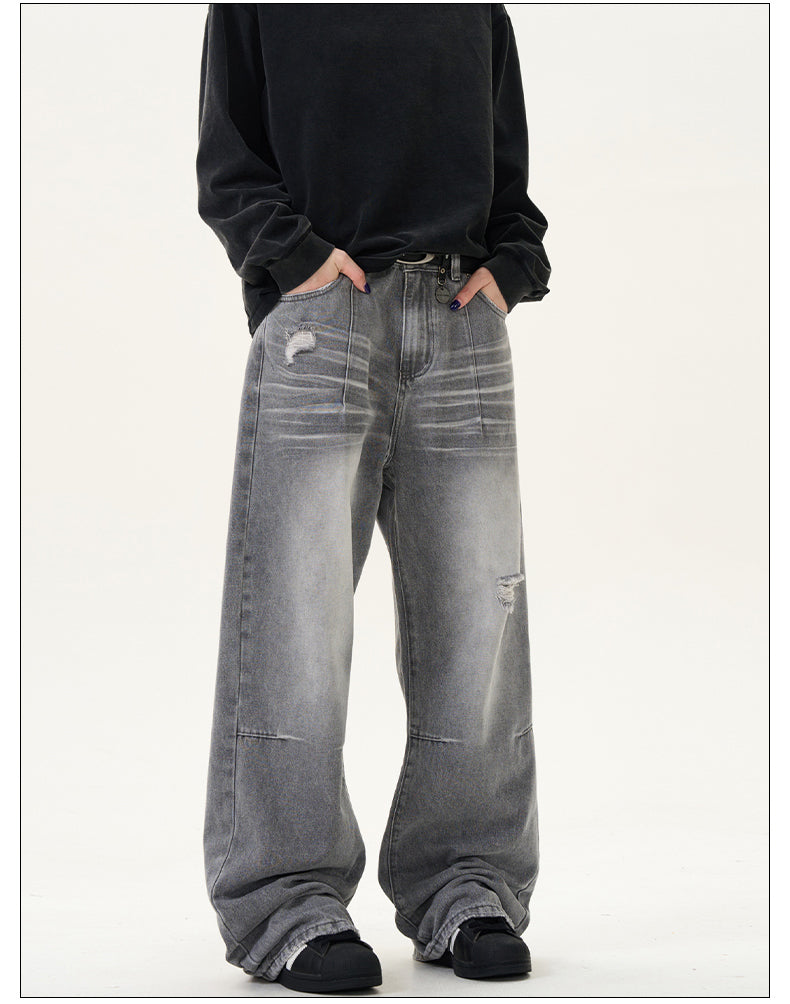 High Street Vibe Washed Jeans