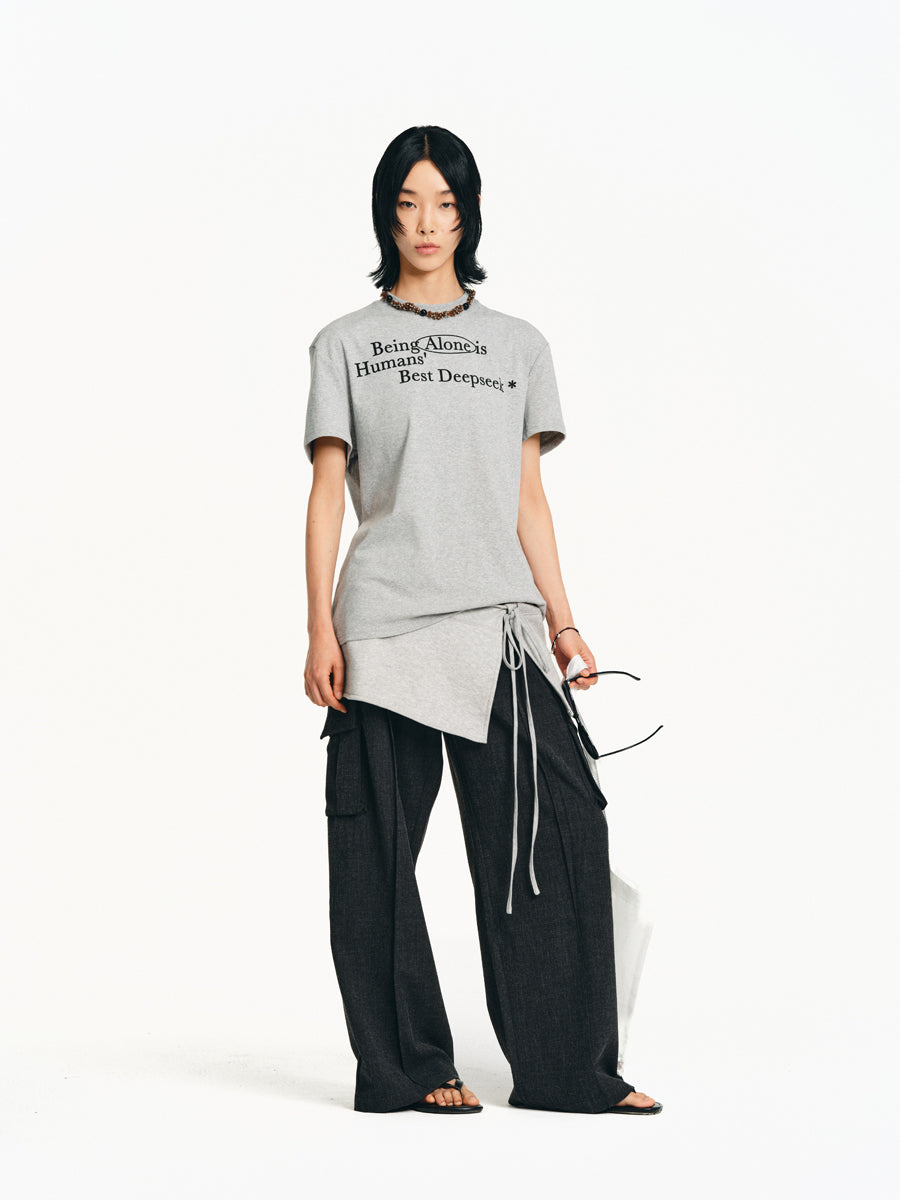 Slogan Print T-Shirt