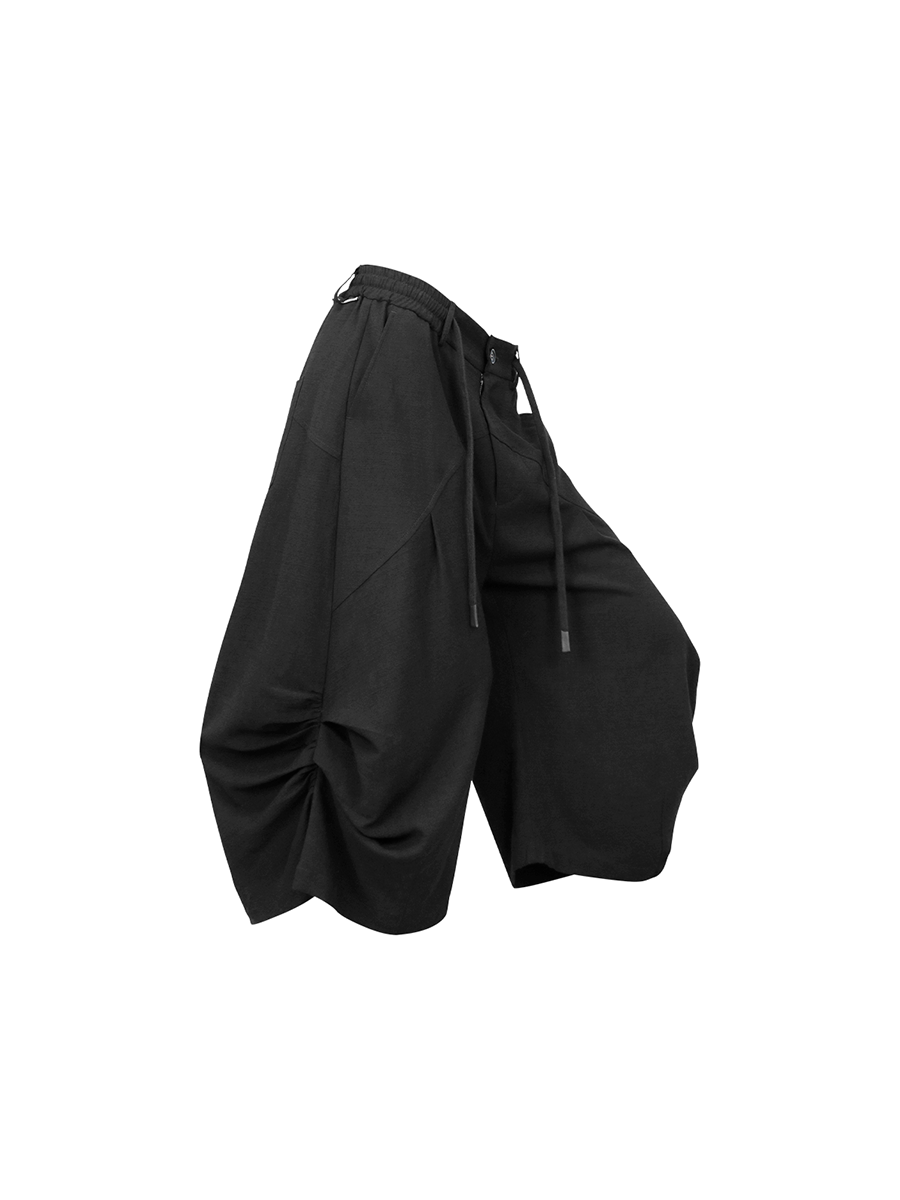Deconstructed Cropped Pants