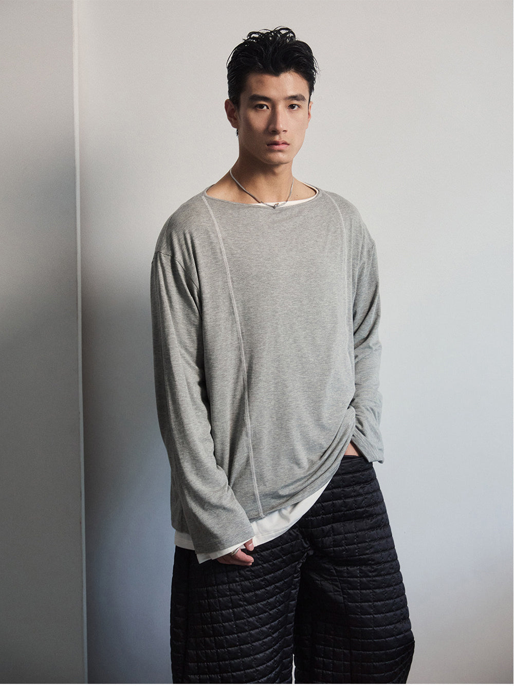 Relaxed Off-Shoulder T-Shirt