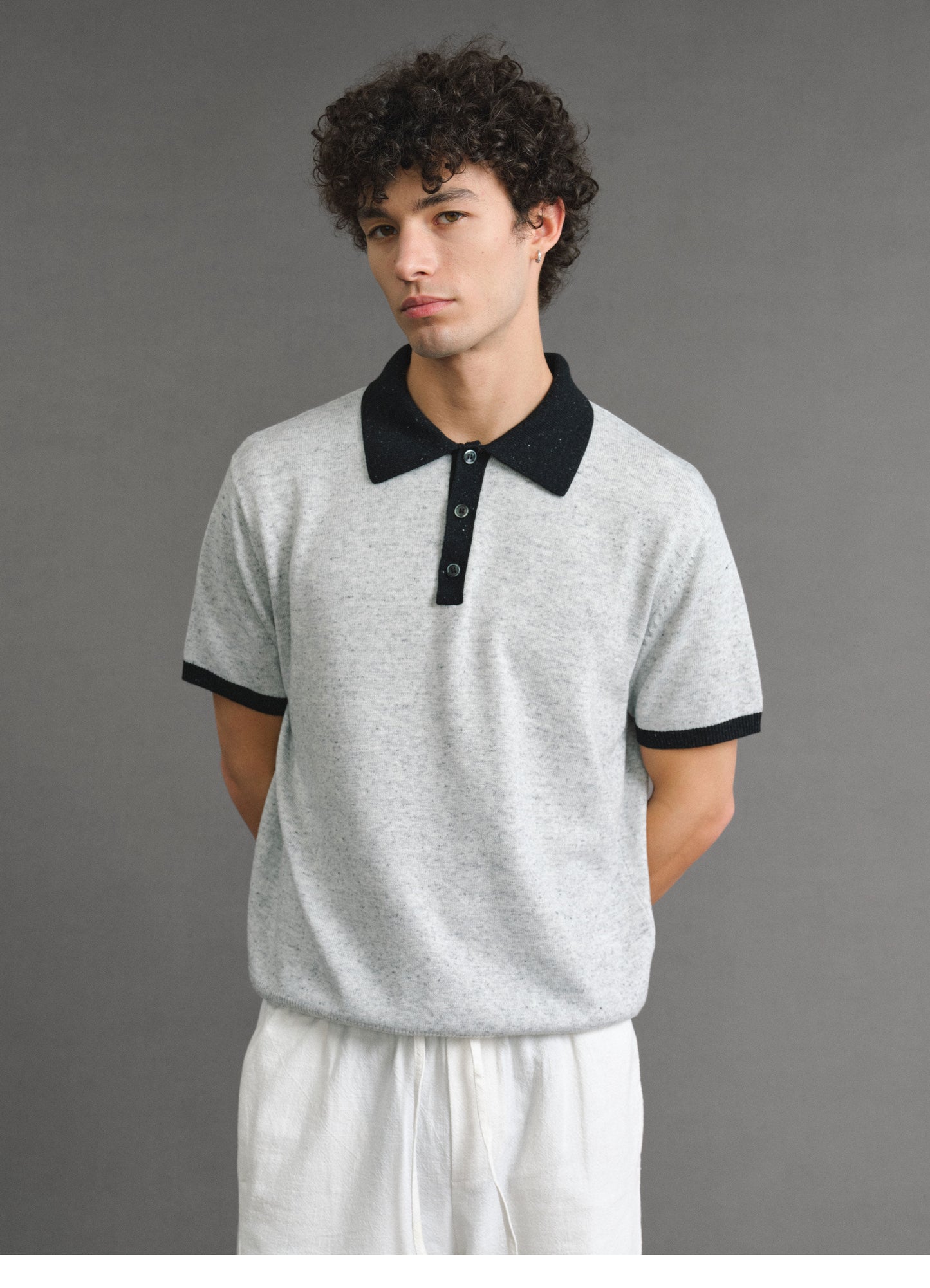 Color-block Polo Shirt